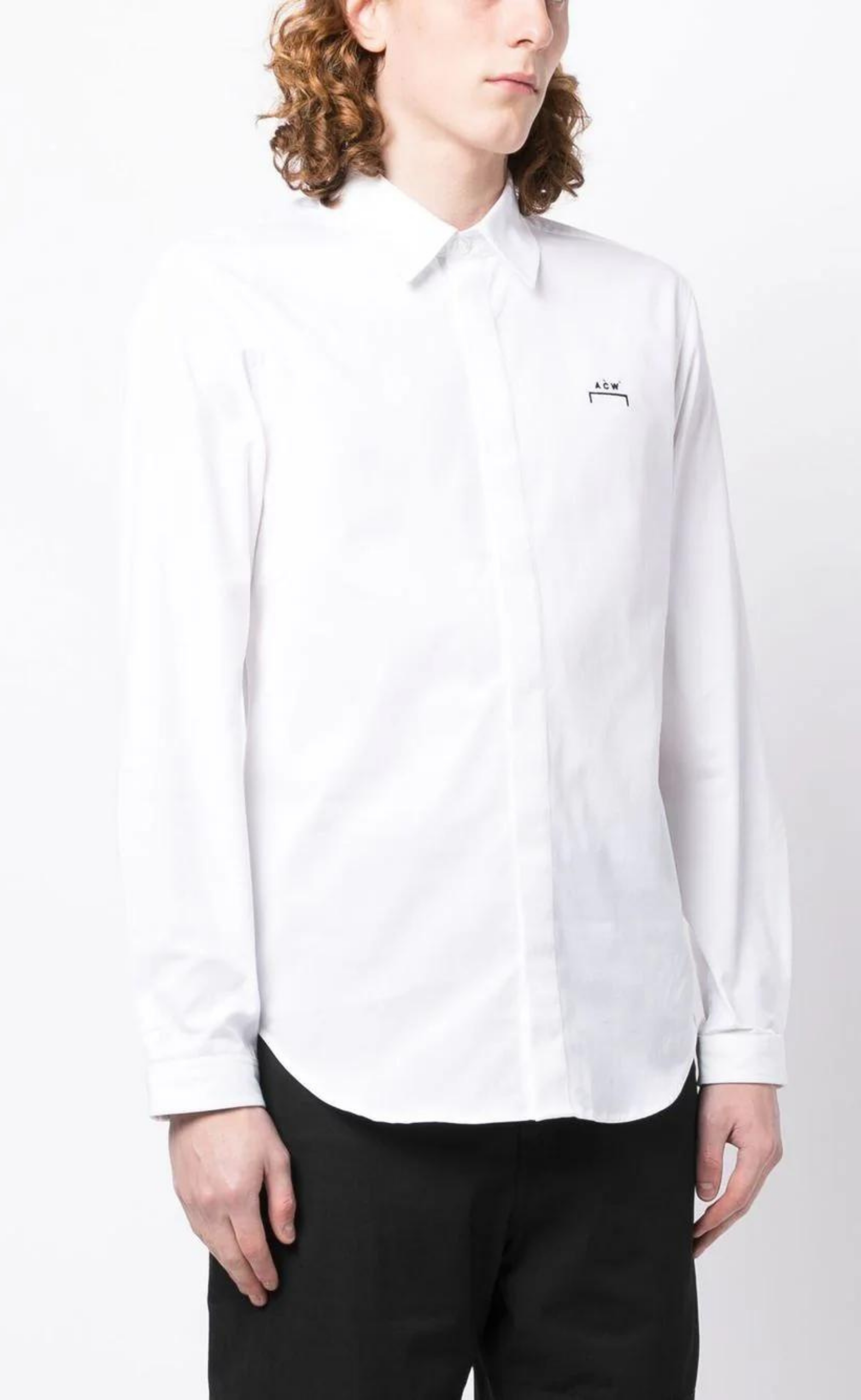 BRACKET LOGO WHITE SHIRT