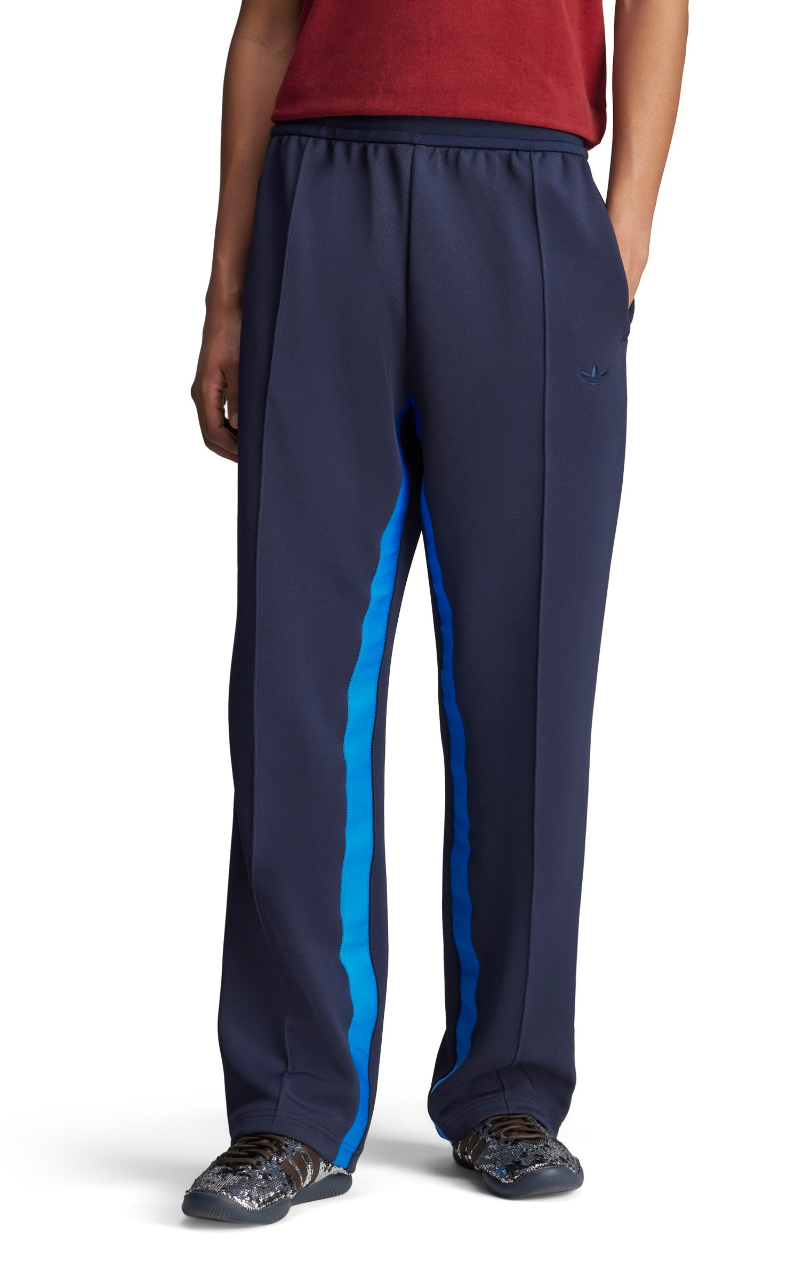 WB PIQUE TRACK NIGHT NAVY PANTS