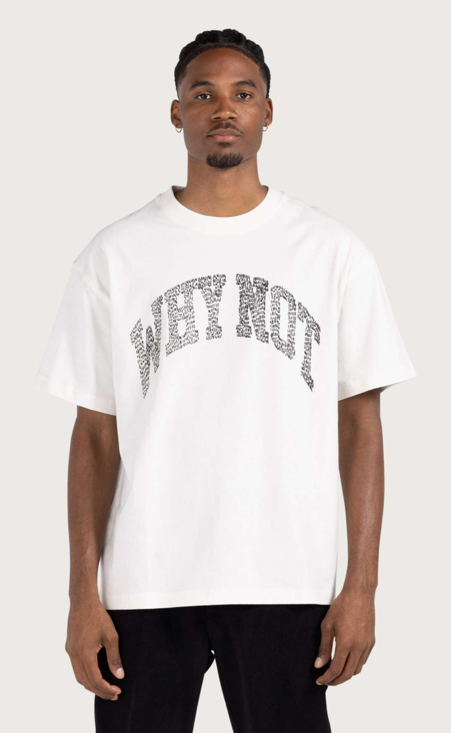 WHY NOT WHITE T-SHIRT