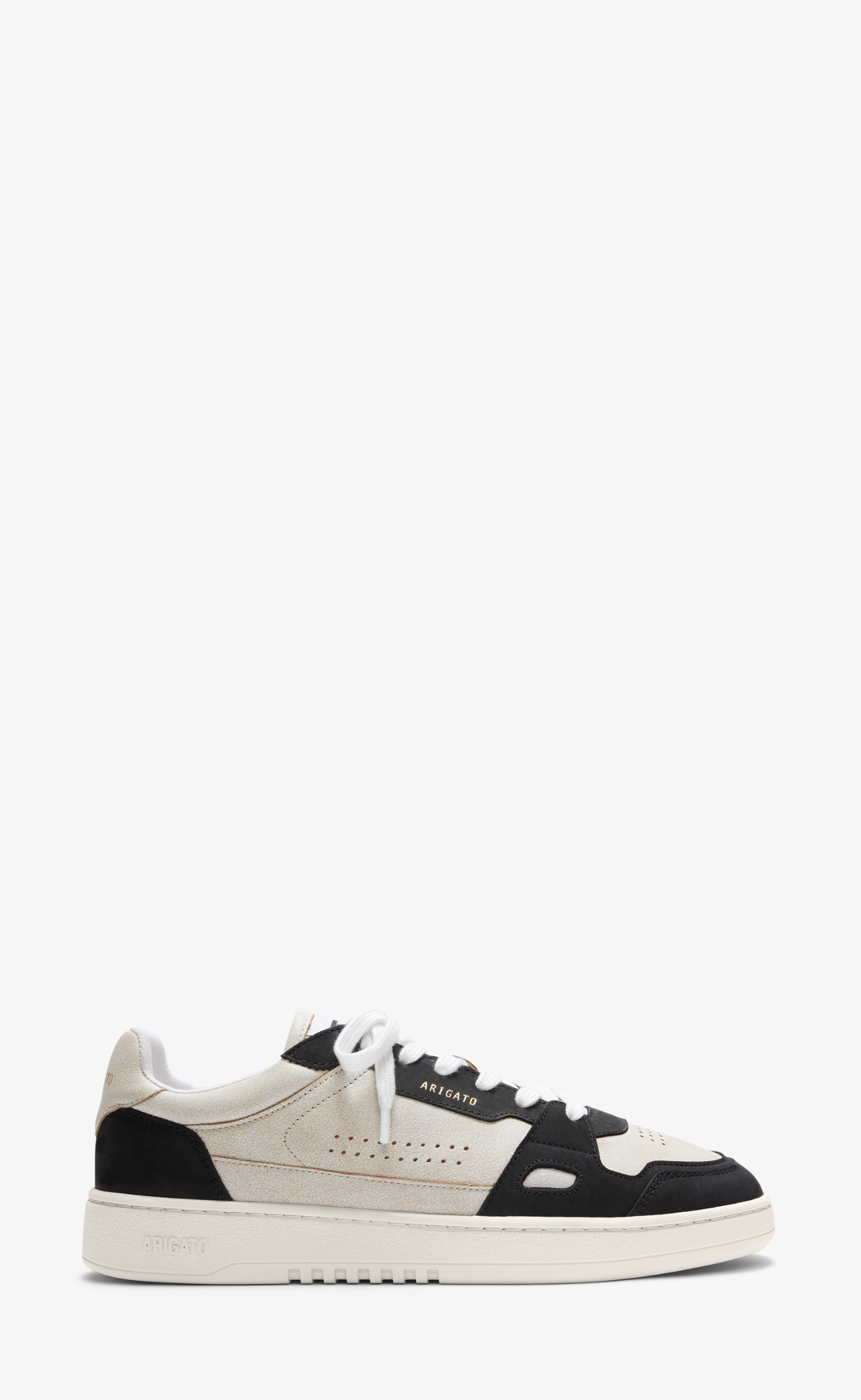 DICE LOW BEIGE BLACK SNEAKERS