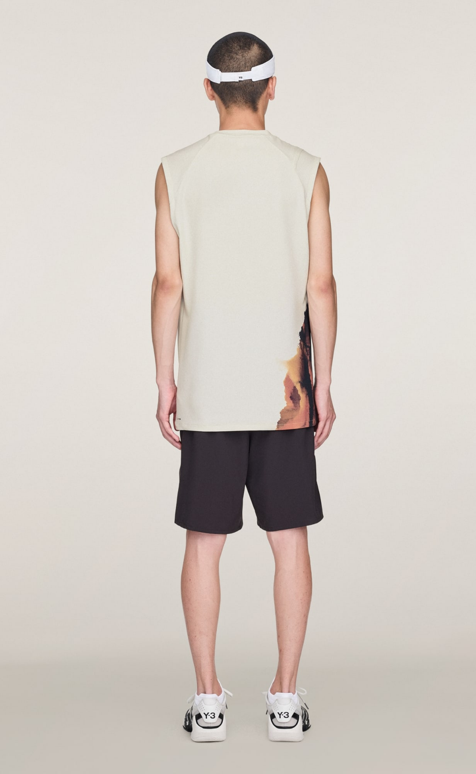 Y-3 TENNIS PRO GREY T-SHIRT
