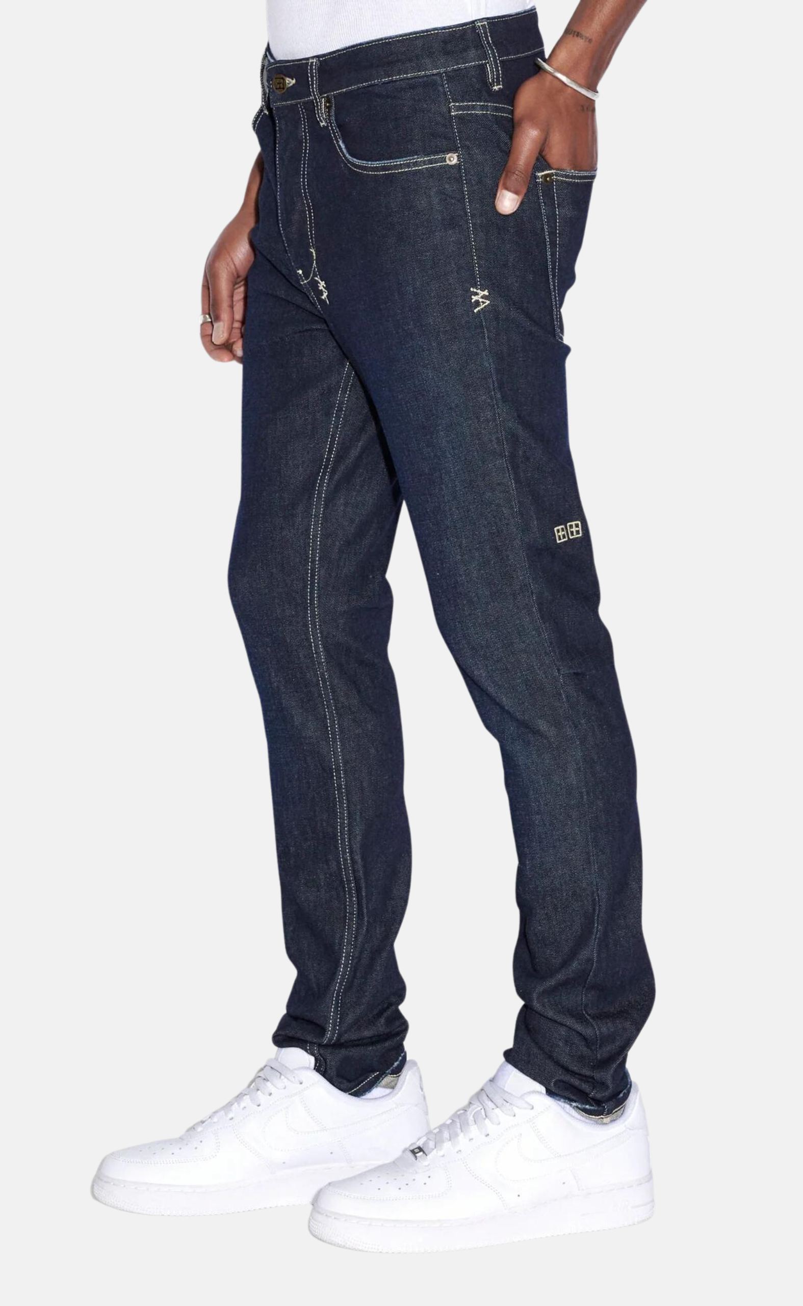 CHITCH RINSED DENIM JEANS