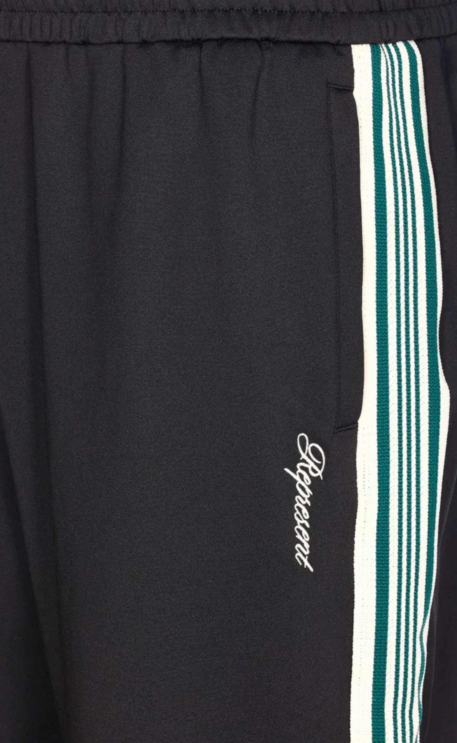 TAPED TRACK JET BLACK PANT