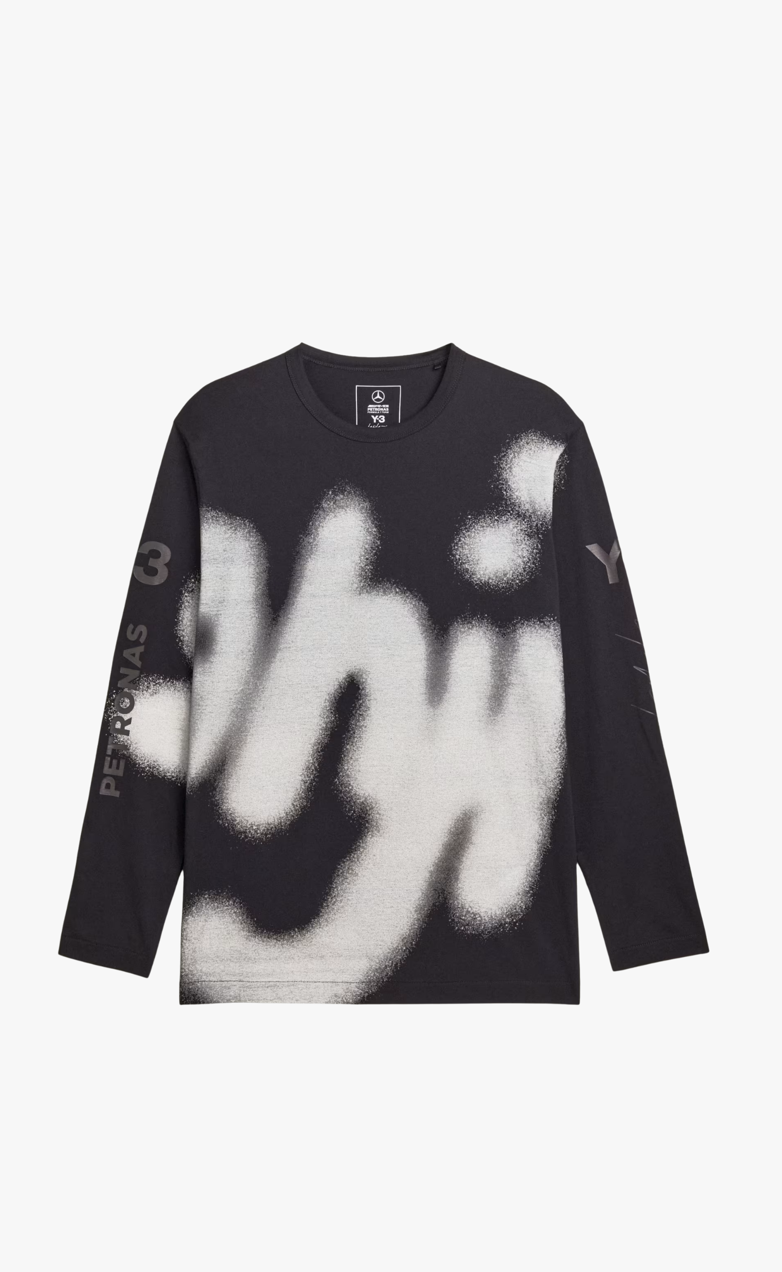 F1 MERCEDES YOHJI BLACK LONGSLEEVE