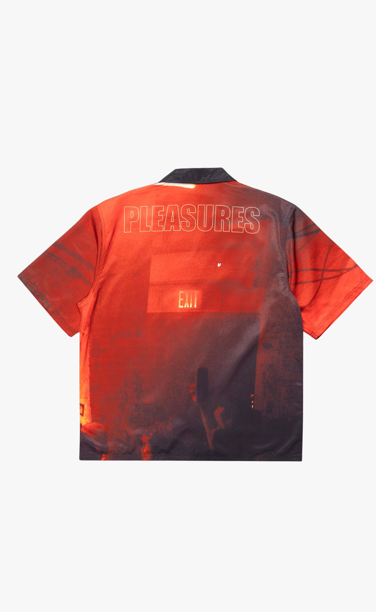 VENUE BUTTON UP RED SHIRT