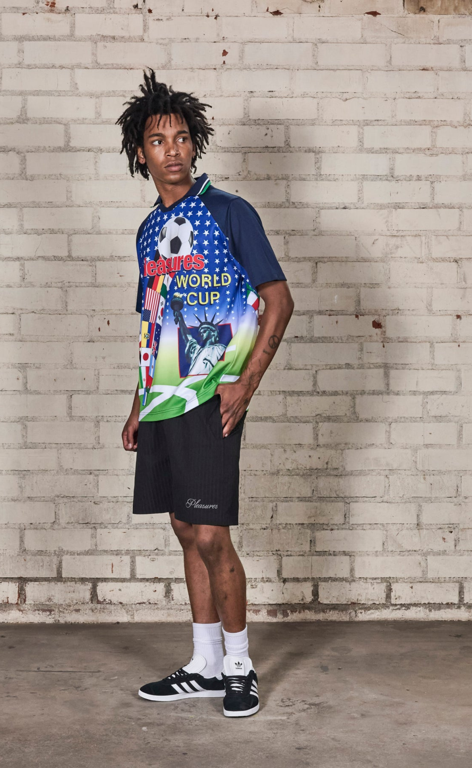 FLAGS JERSEY MULTI POLO T-SHIRT