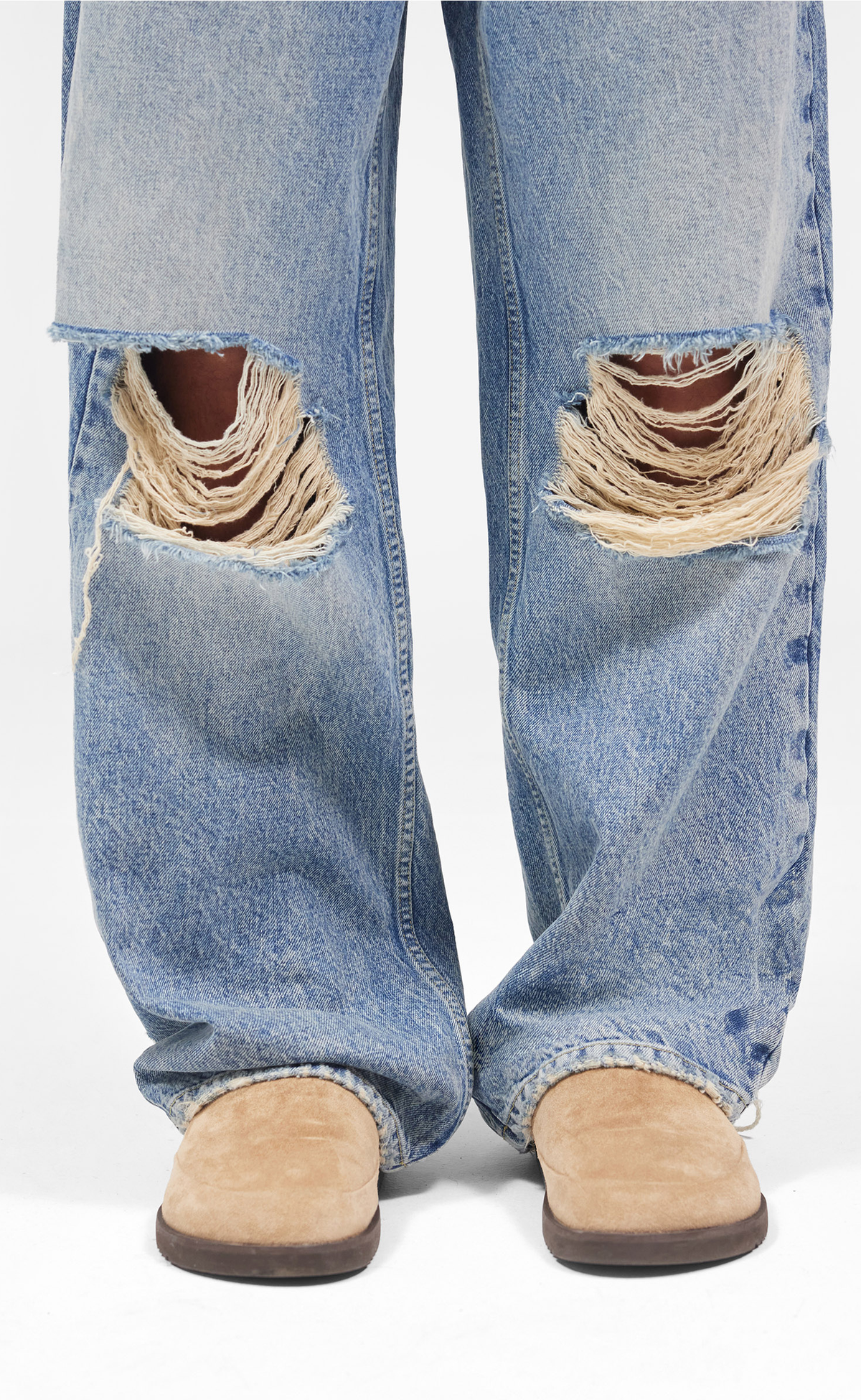 R3 BAGGY MOSS BLUE JEANS