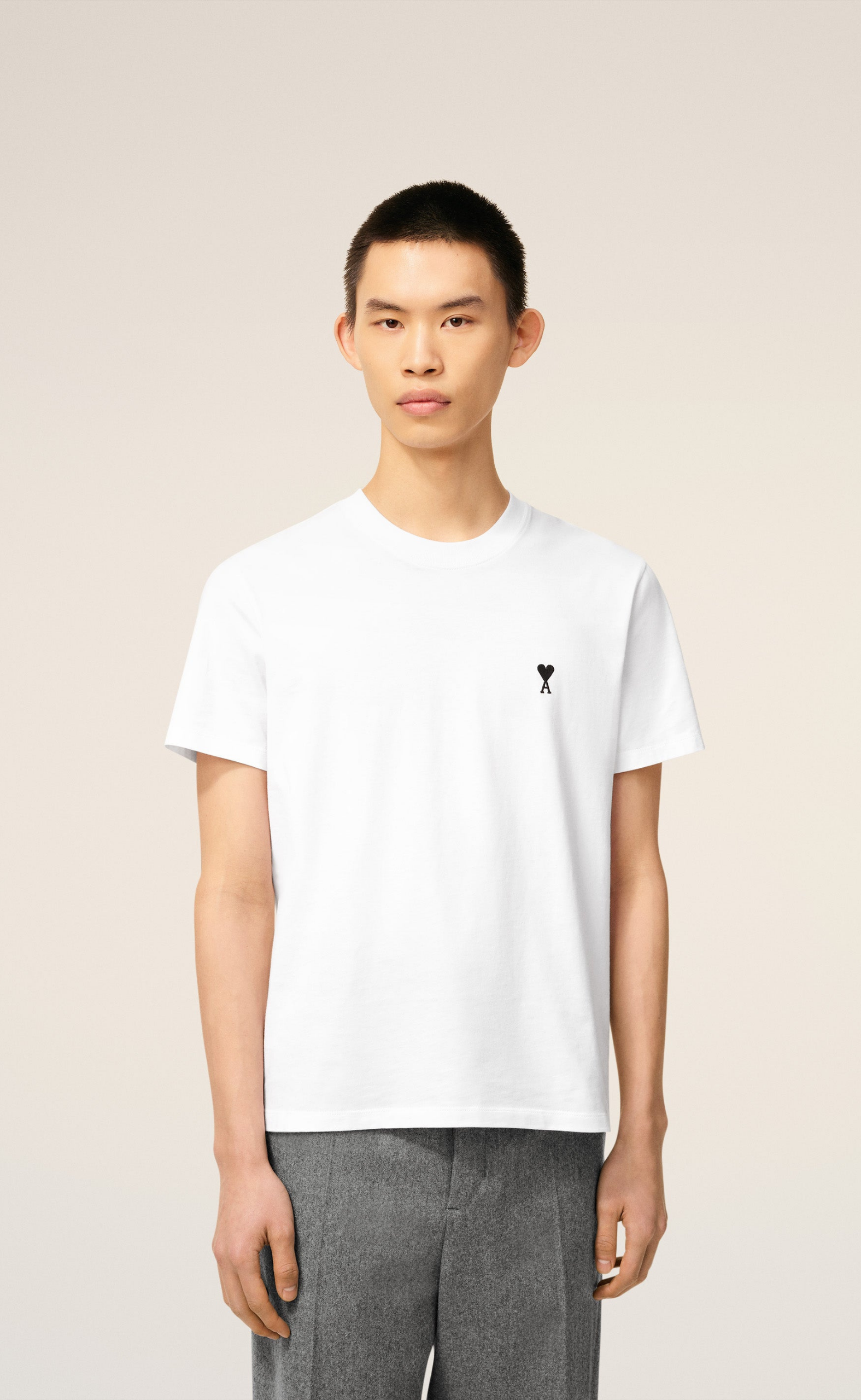 JERSEY CONTRASTED ADC WHITE T-SHIRT