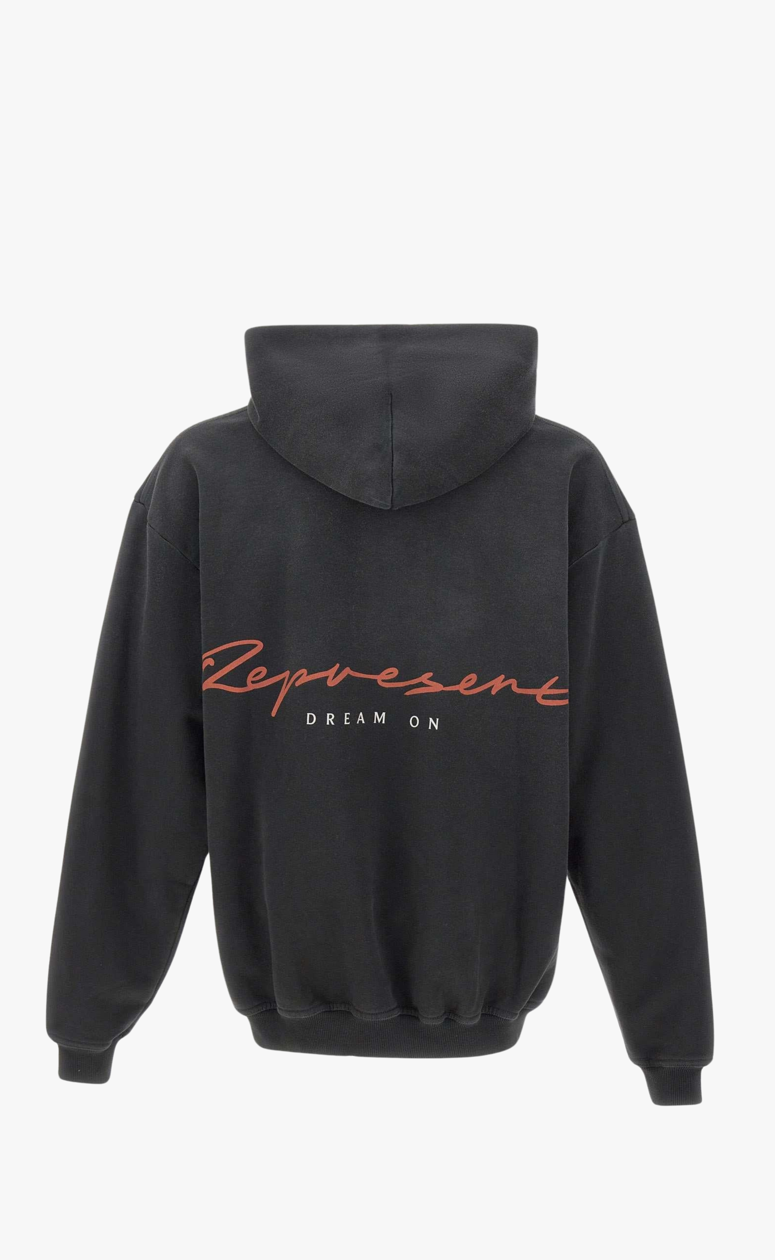 CHROME FLIGHT STAINED BLACK HOODIE