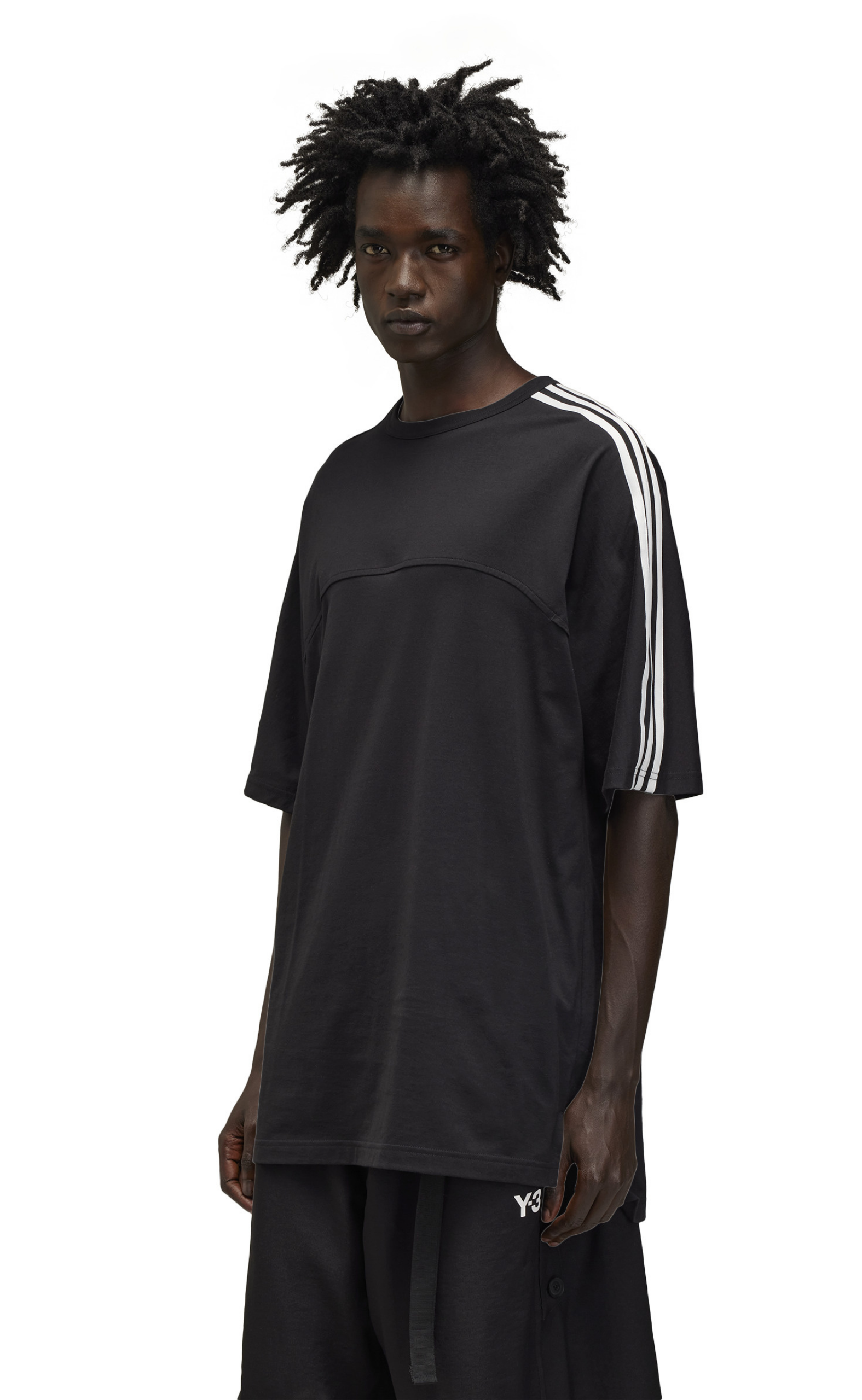 3 STRIPES BLACK T-SHIRT