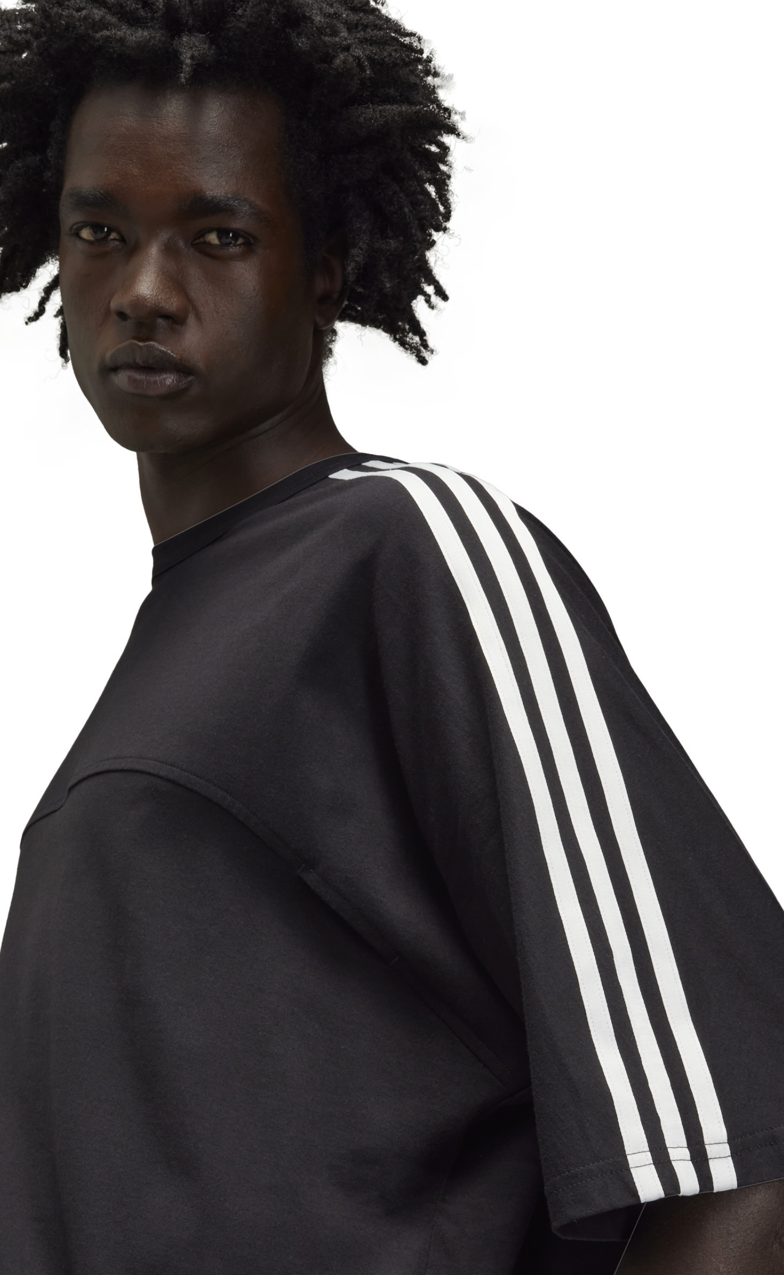 3 STRIPES BLACK T-SHIRT