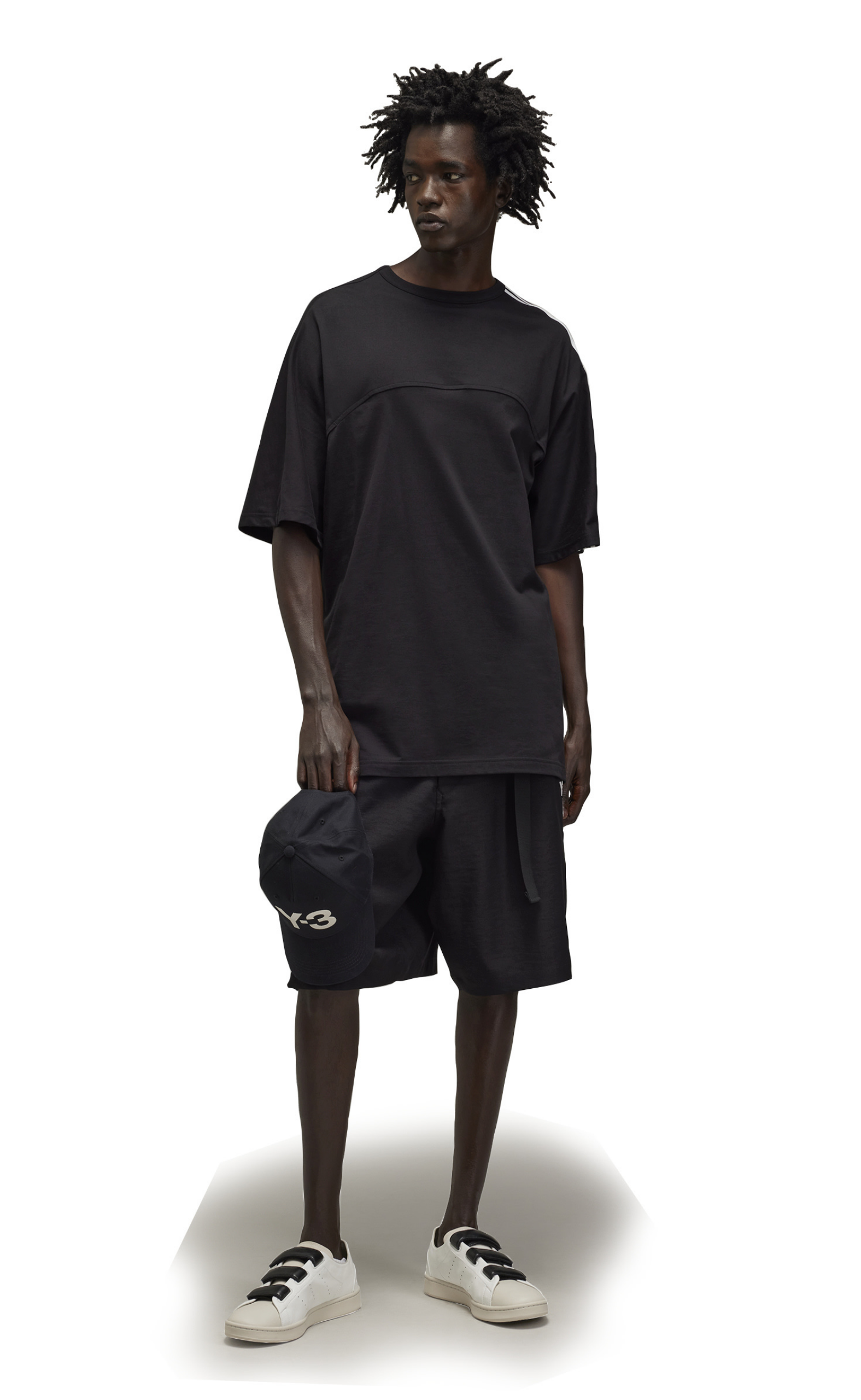 3 STRIPES BLACK T-SHIRT