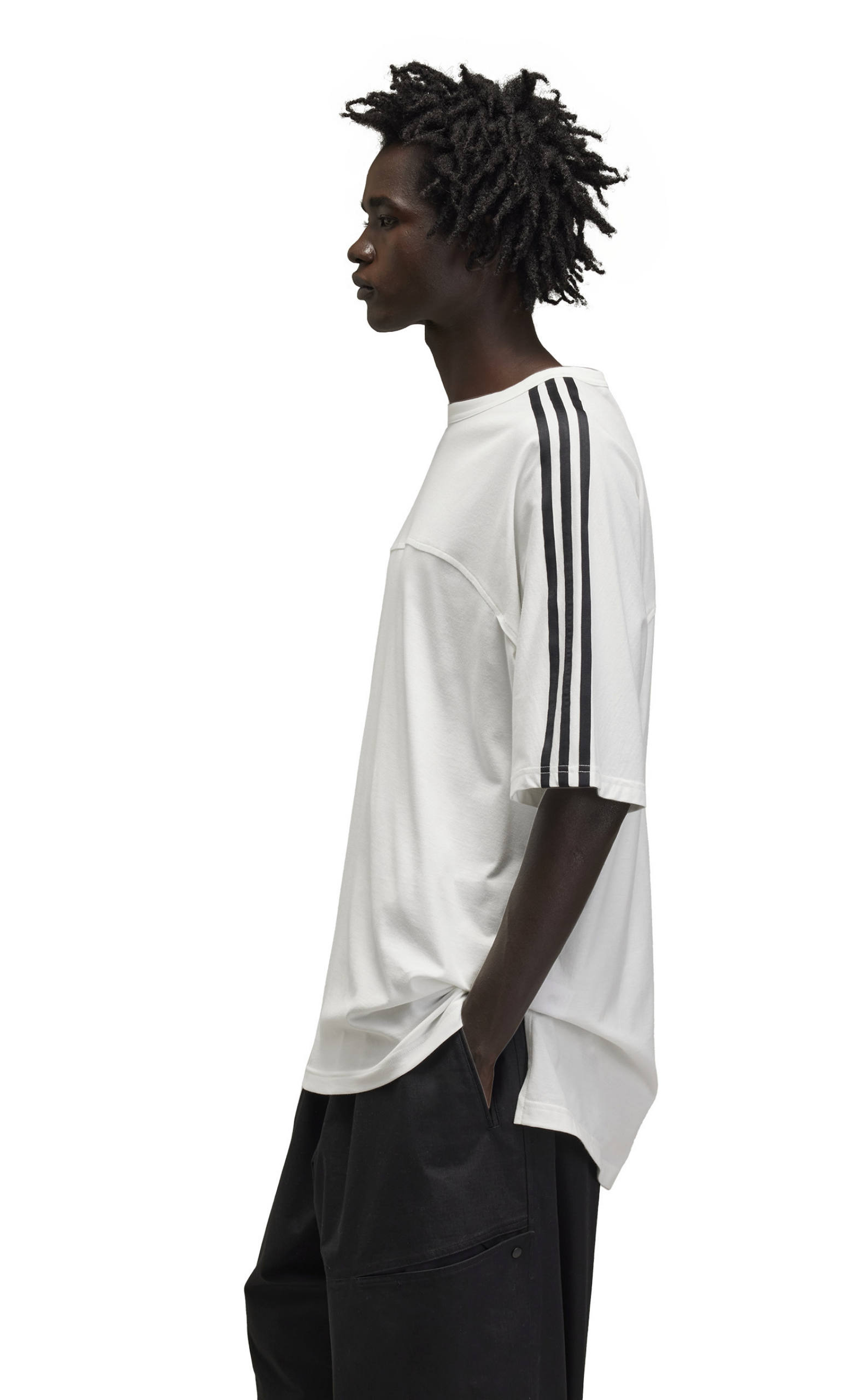3 STRIPES WHITE T-SHIRT