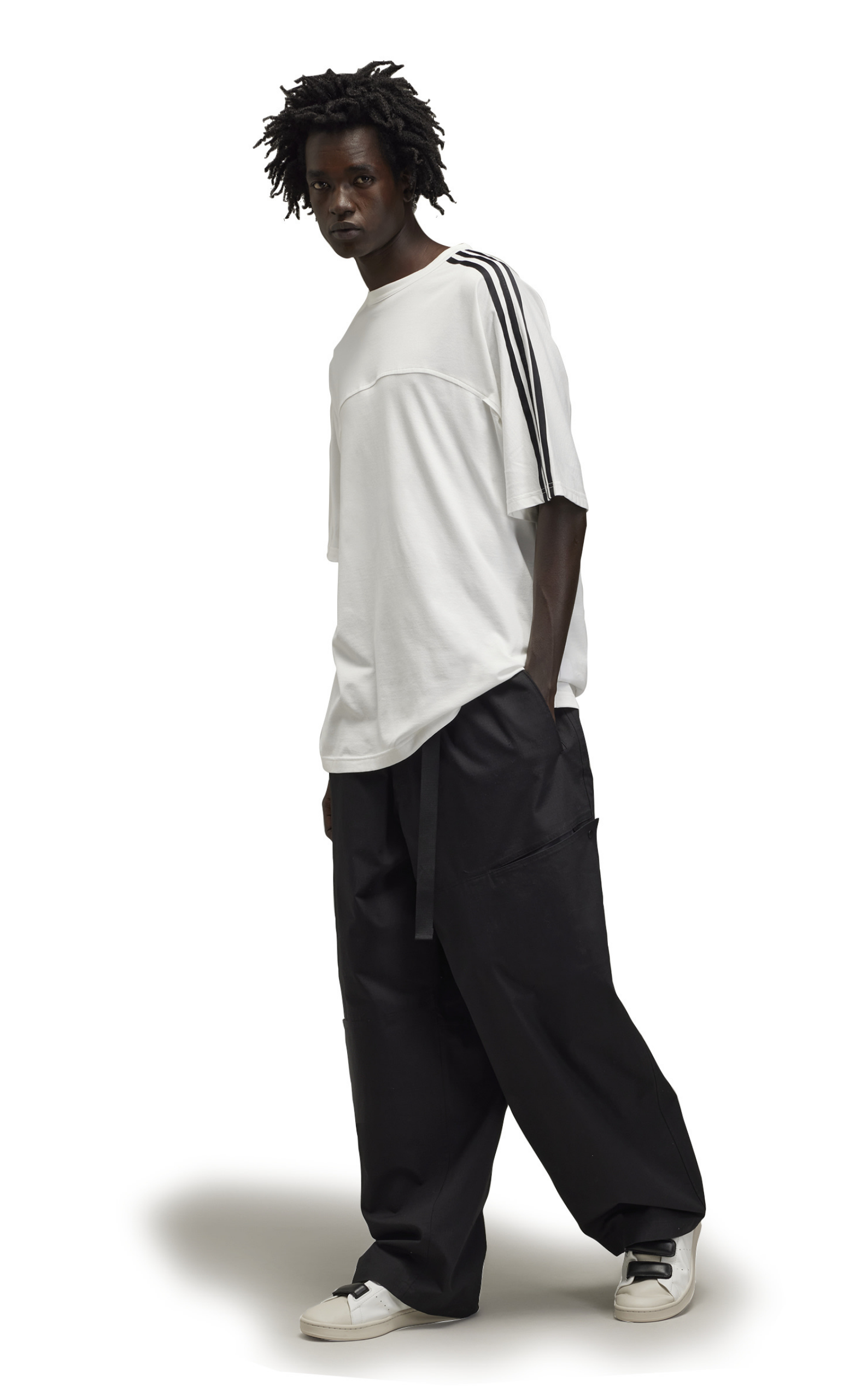 3 STRIPES WHITE T-SHIRT