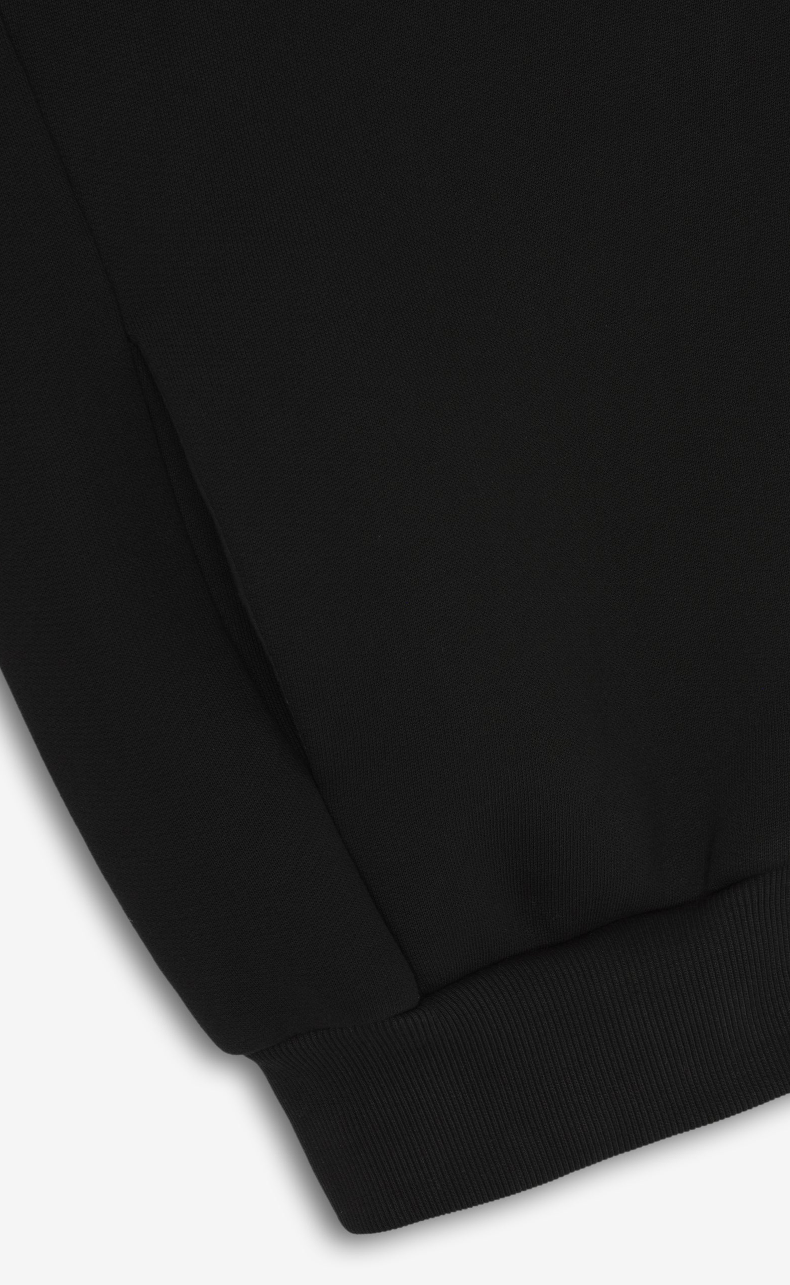 ATHLETICS ZIP UP BLACK HOODIE