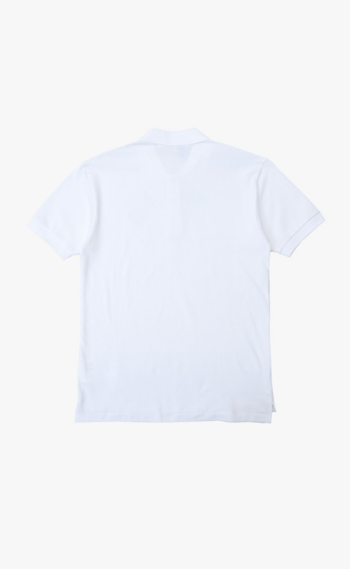 WHITE MEN POLO T-SHIRT WITH BLACK HEART