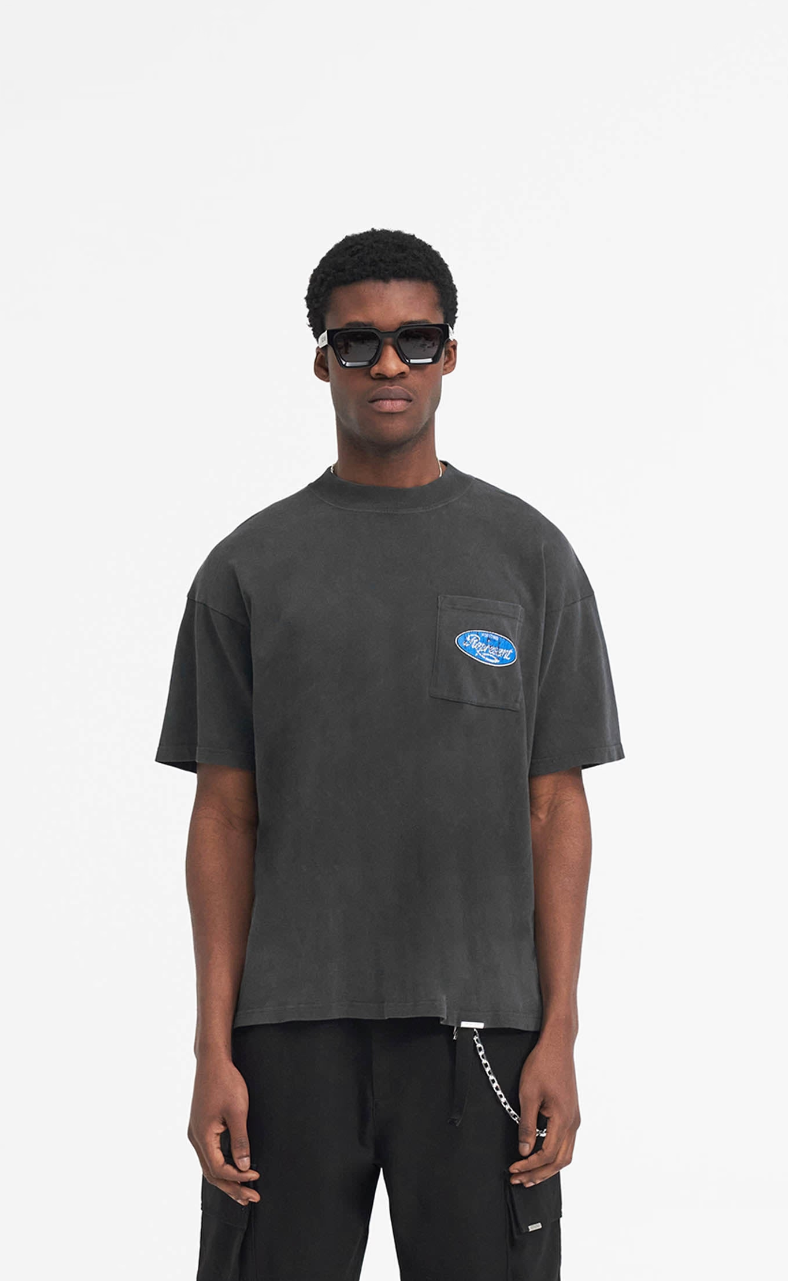 CLASSIC PARTS WASHED BLACK T-SHIRT