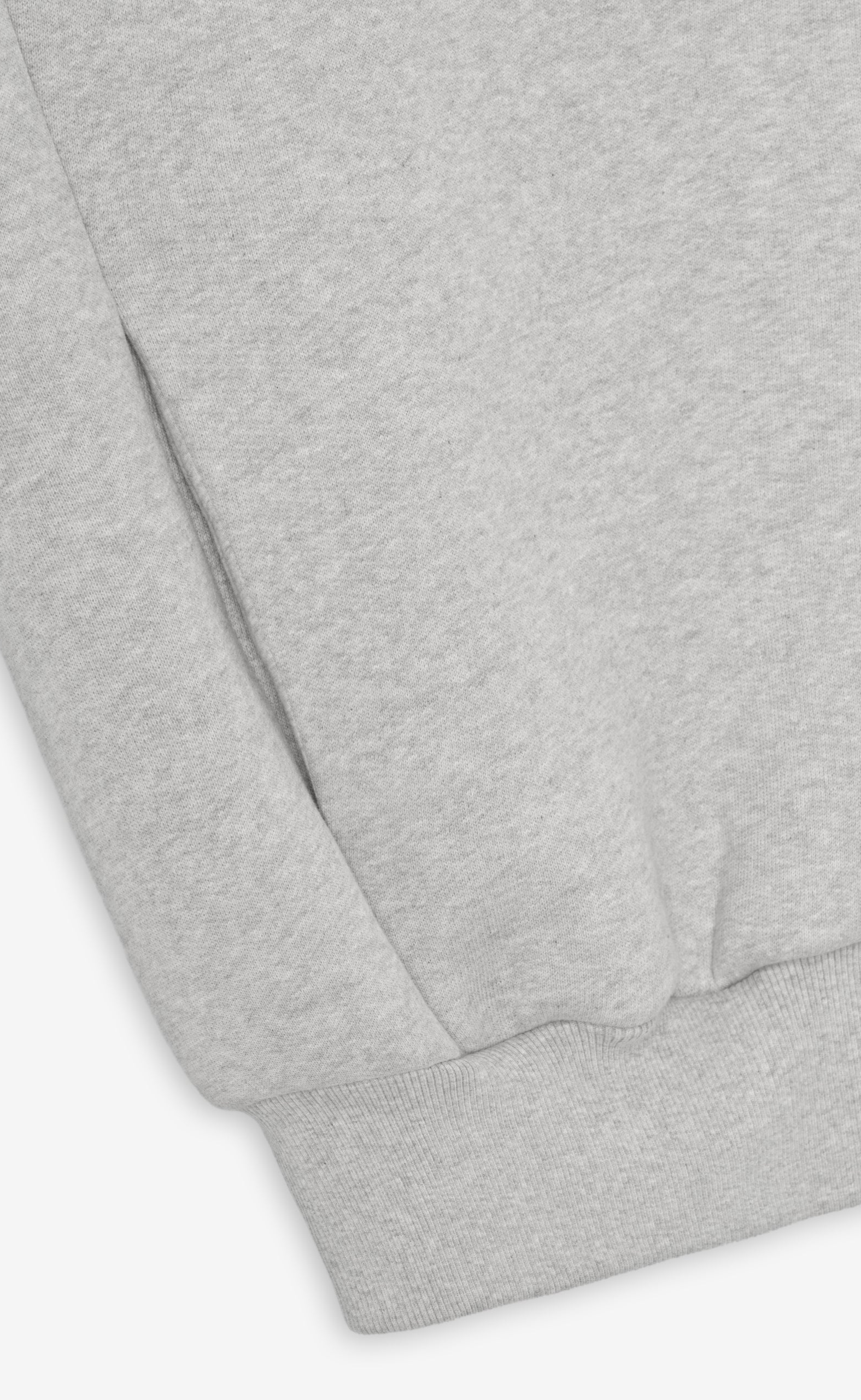ATHLETICS ZIP UP MELANGE GREY HOODIE