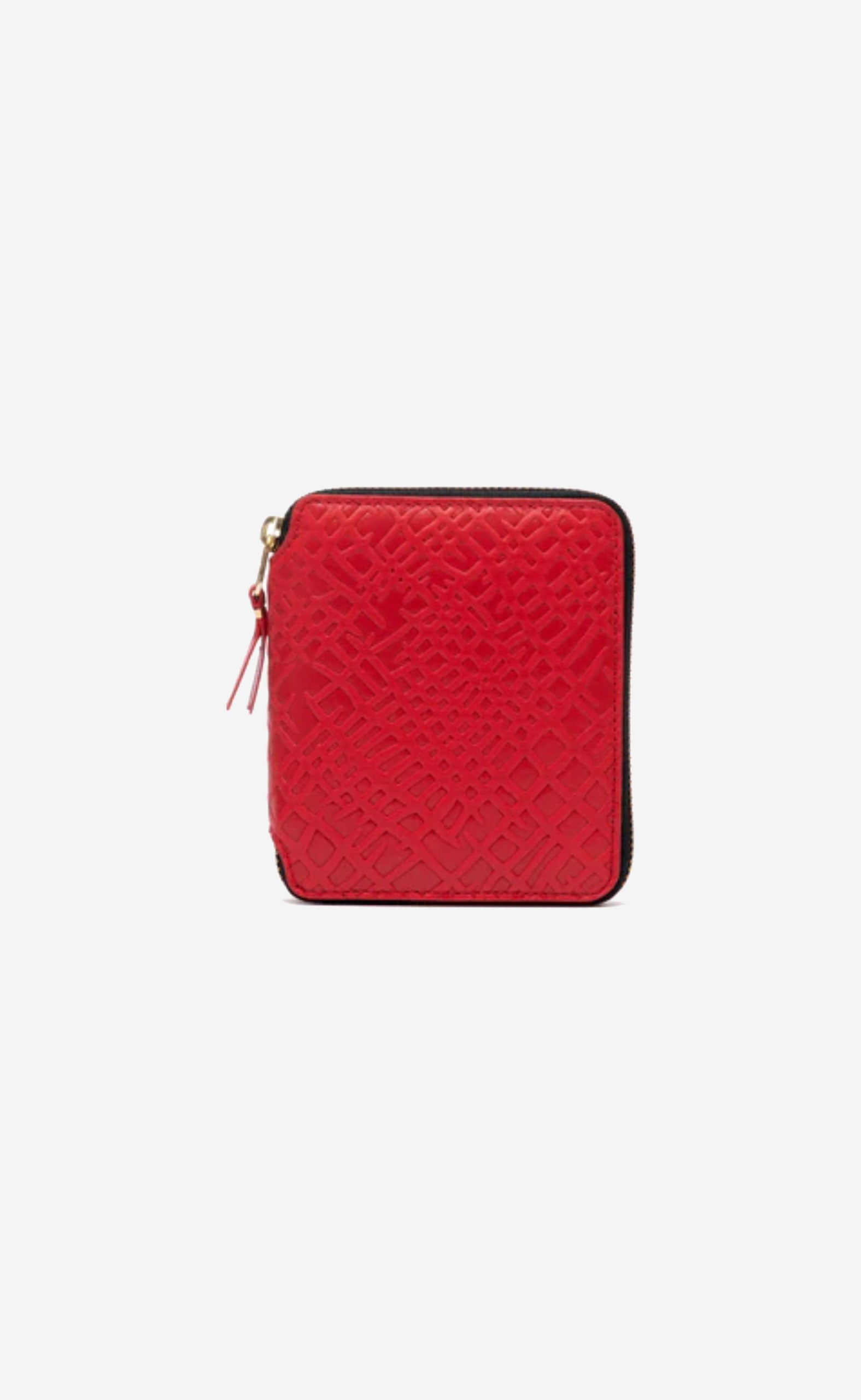 RED EMBOSSED ROOTS COMMES