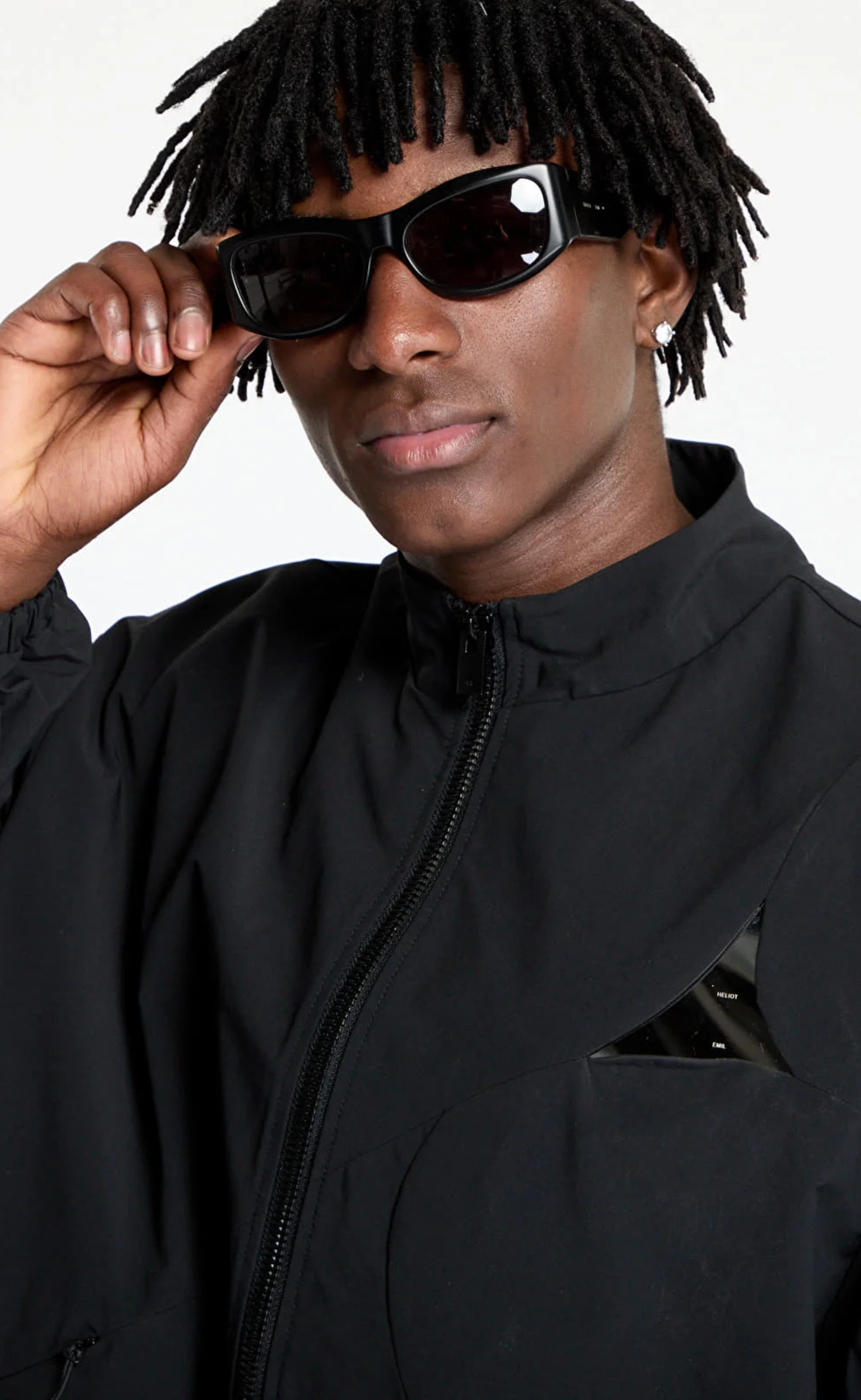 SURTSEY WINDBREAKER BLACK BLACK JACKET