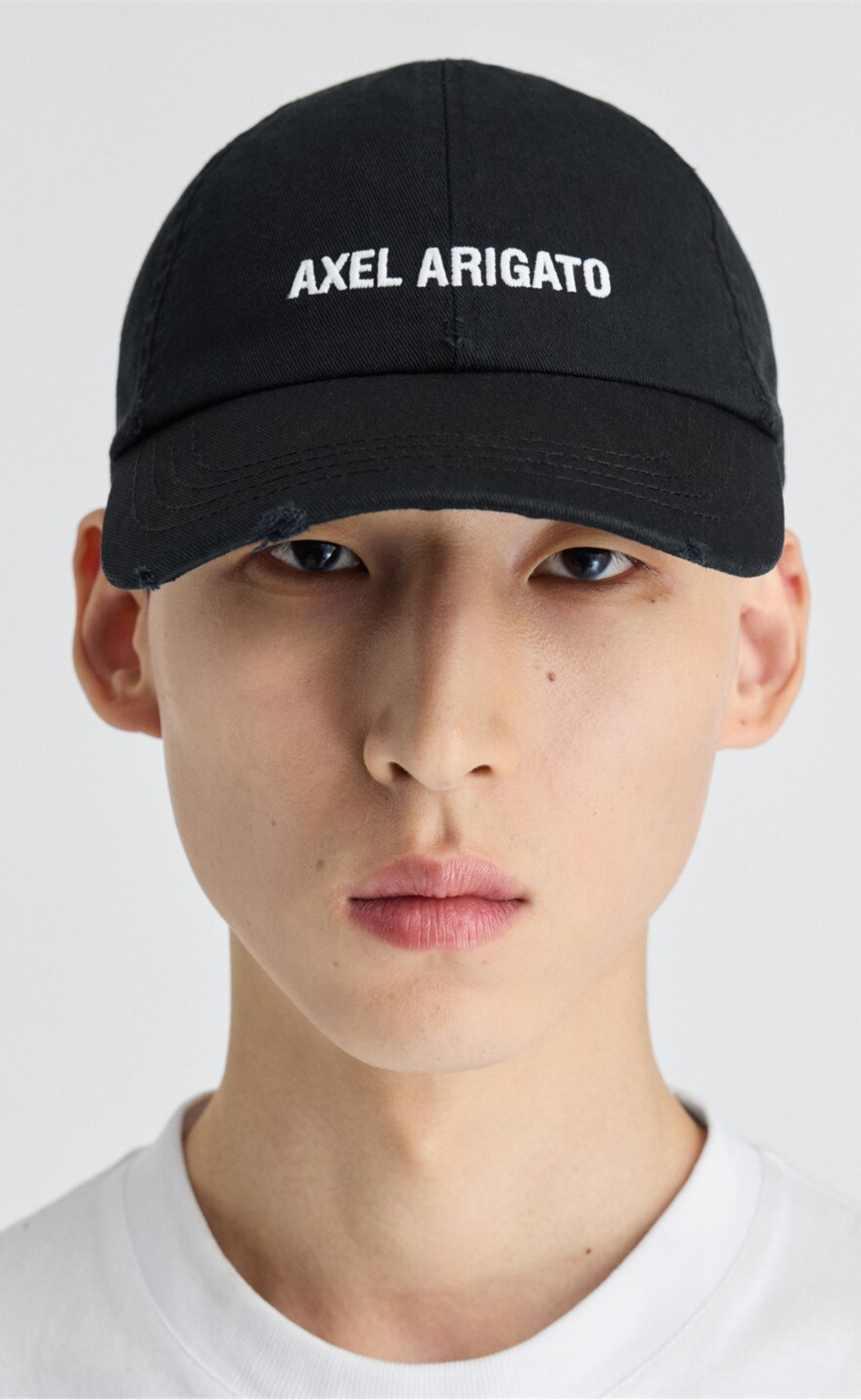 AA LOGO WASHED BLACK HAT