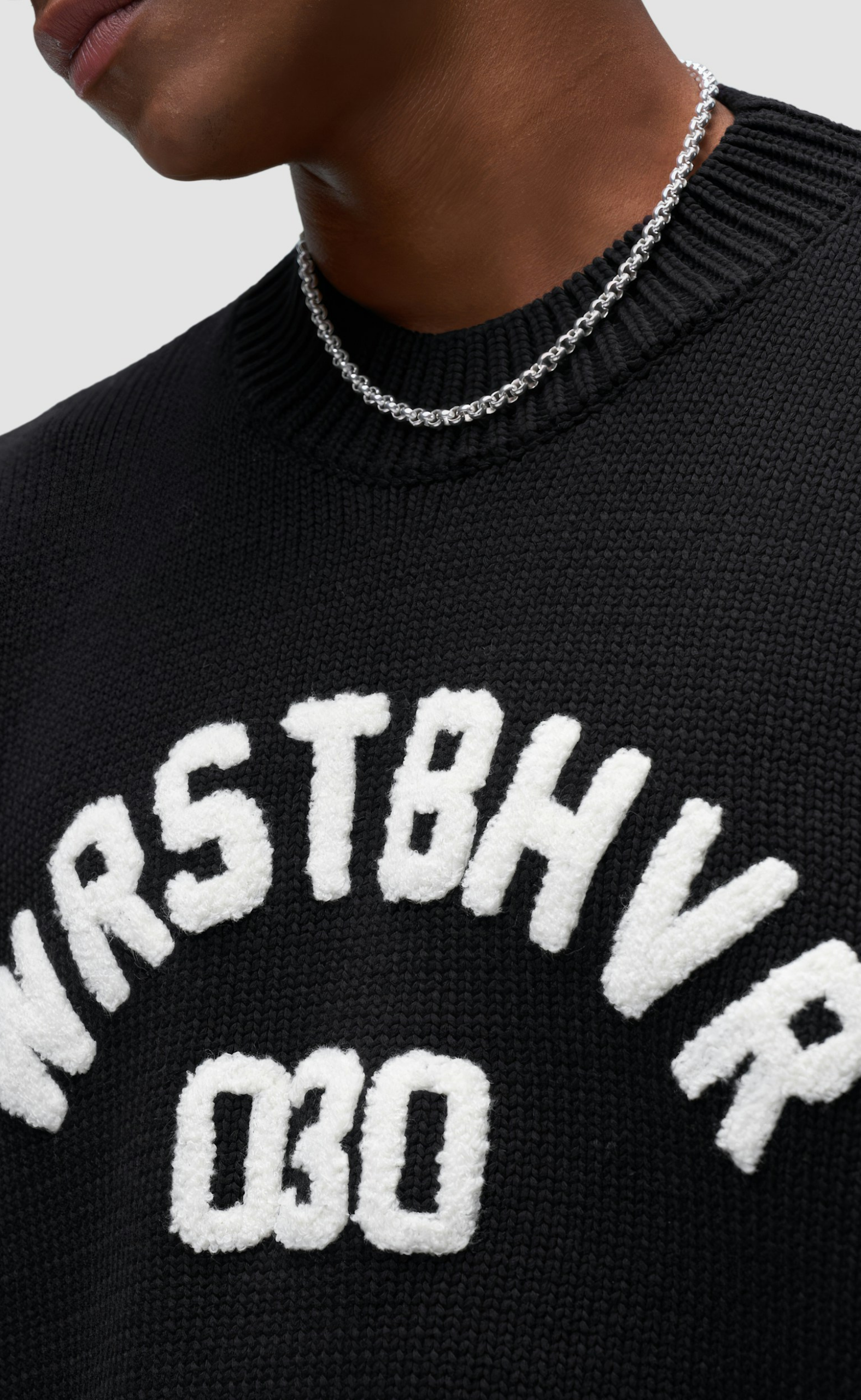 LUNA V2 BLACK OYSTER SWEATER