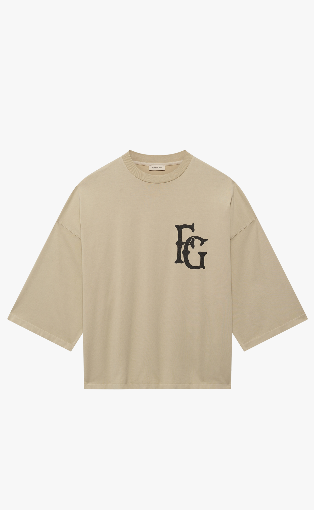 COTTON RAYON 26 DIRTY IVORY T-SHIRT