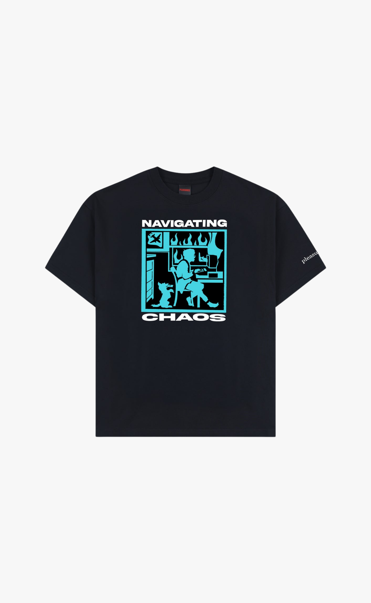 NAVIGATE BLACK T-SHIRT