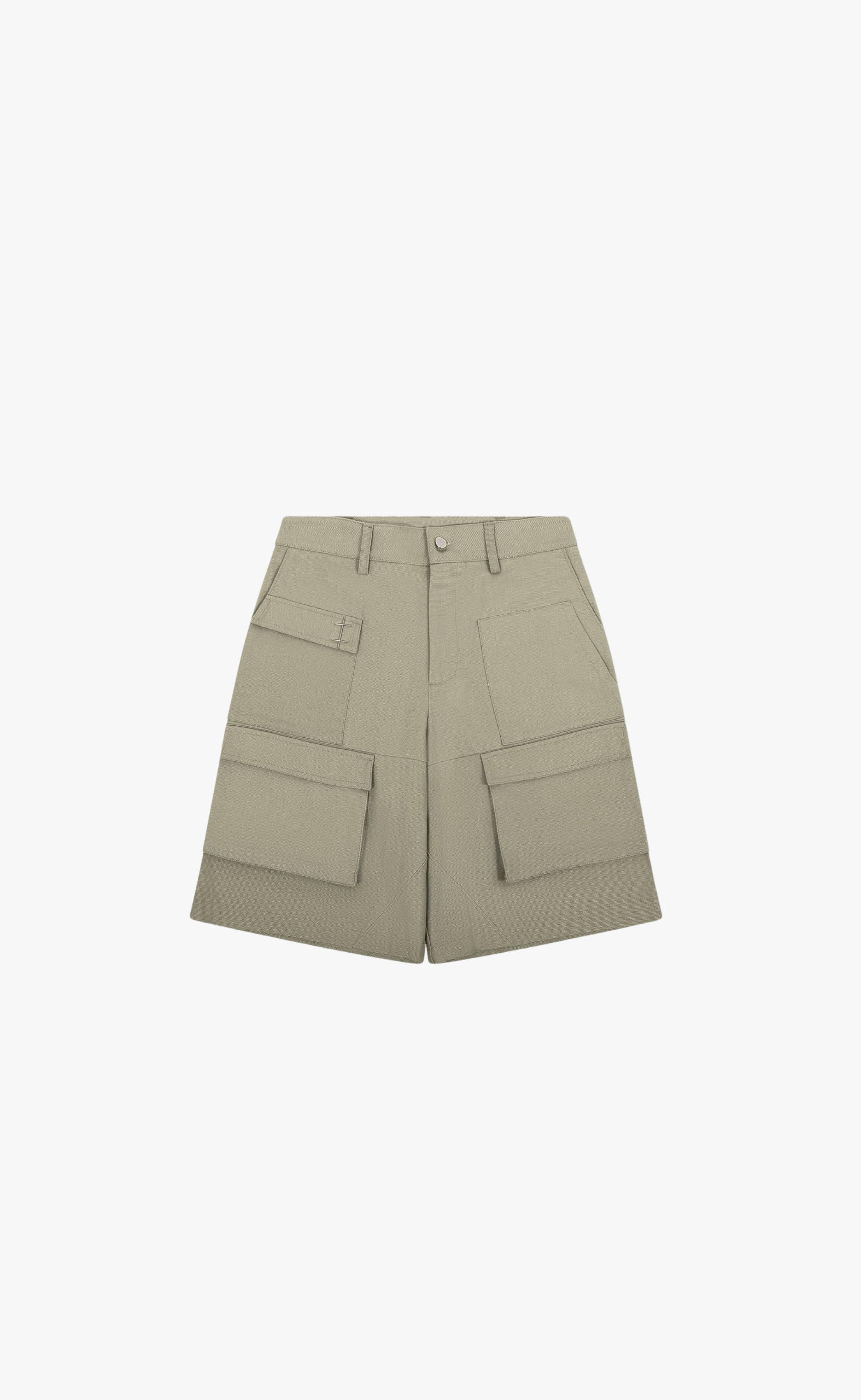 HELIOT CELLULAE CARGO LIGHT DUSTY GREEN SHORTS