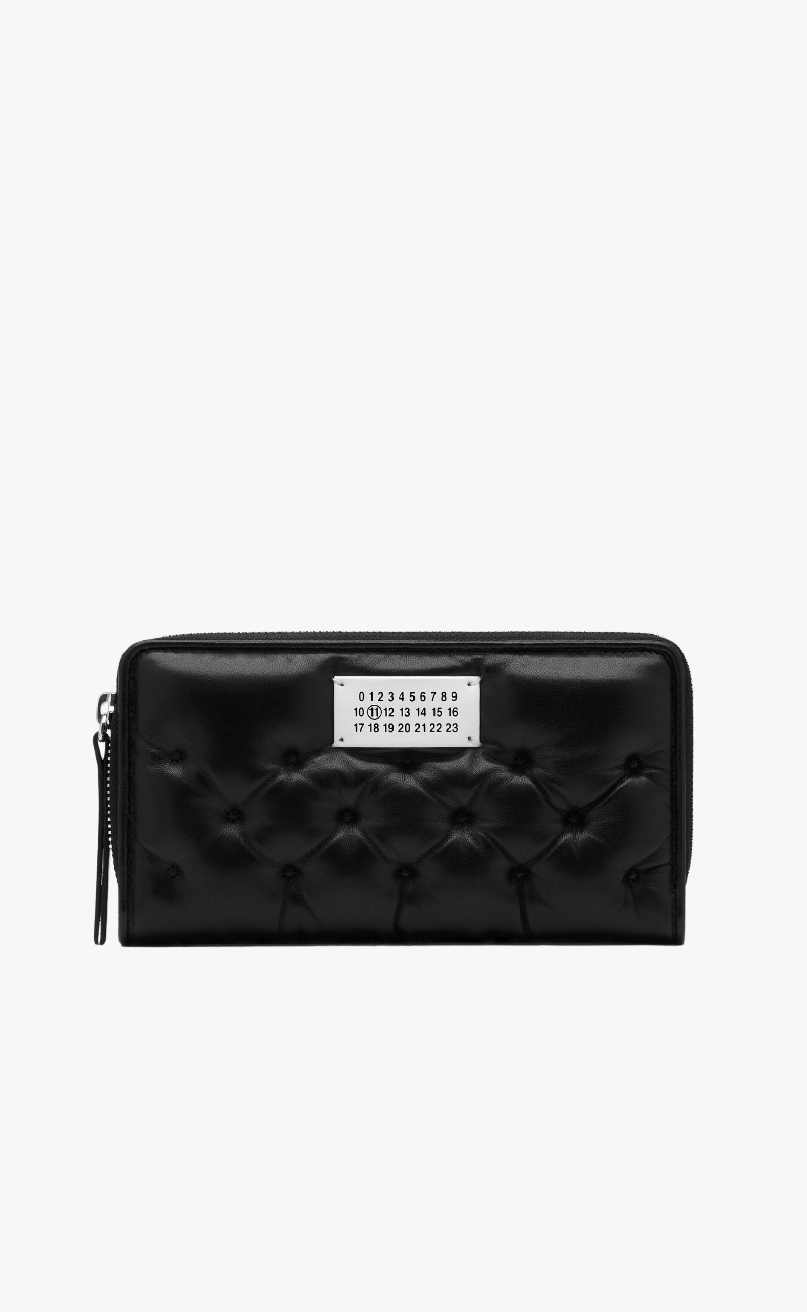 GLAM SLAM EMBROIDERED BLACK WALLET