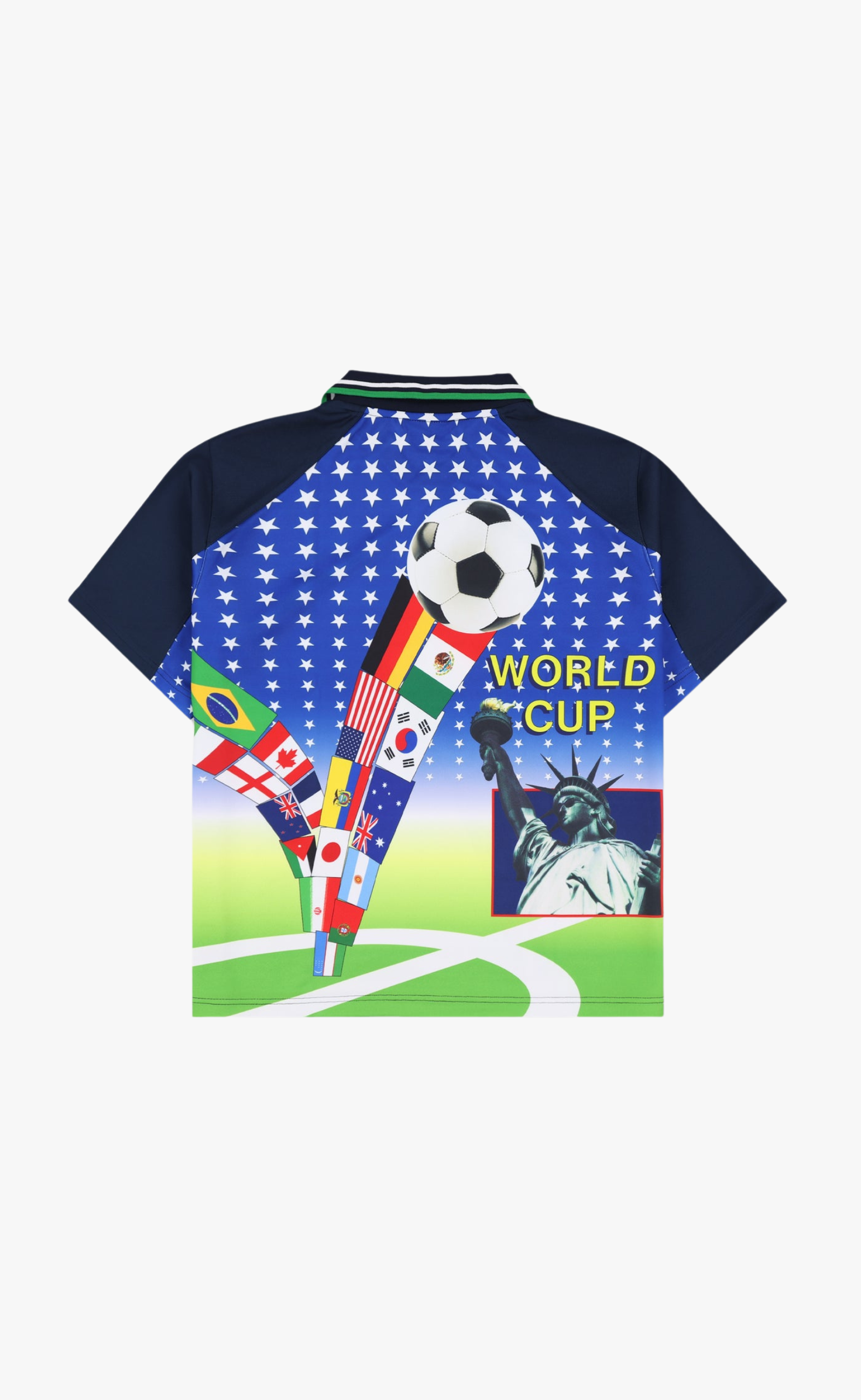 FLAGS JERSEY MULTI POLO T-SHIRT
