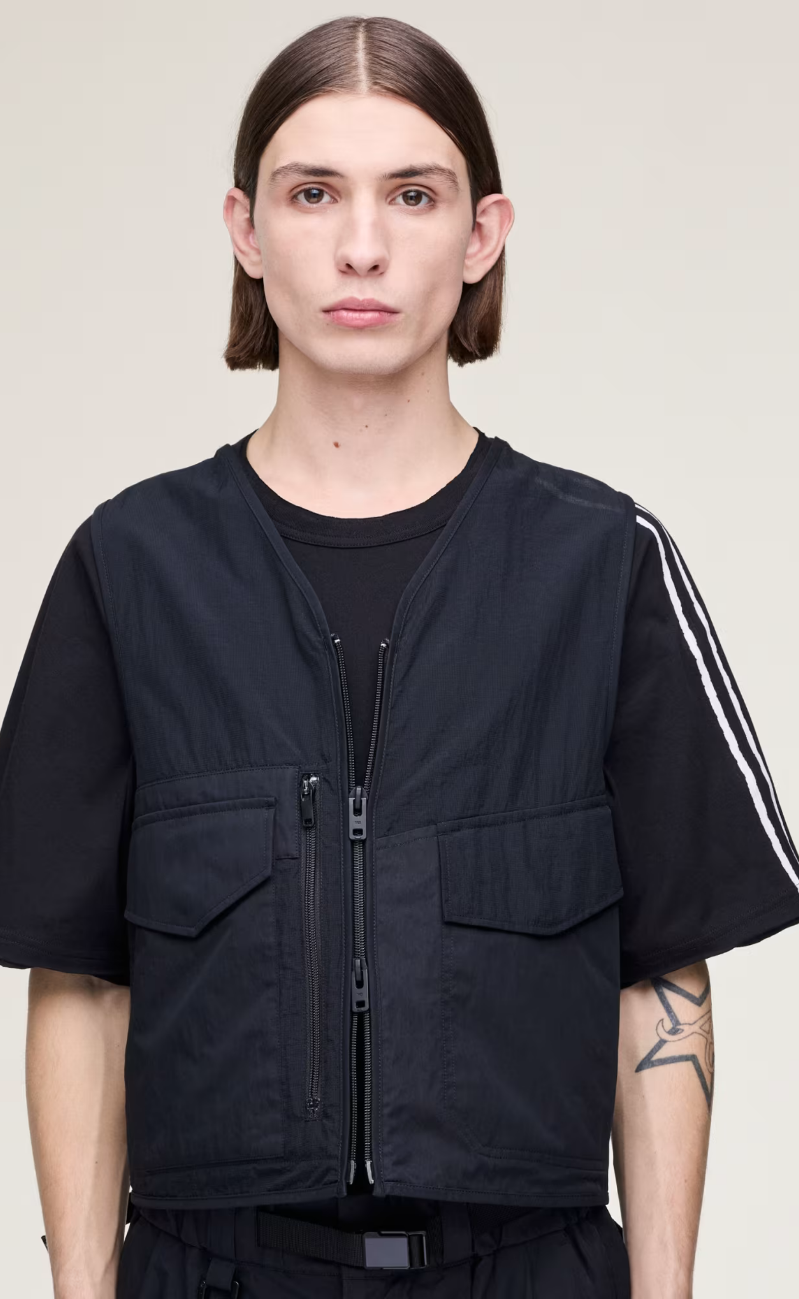 Y-3 TACTICAL UTILITY BLACK VEST