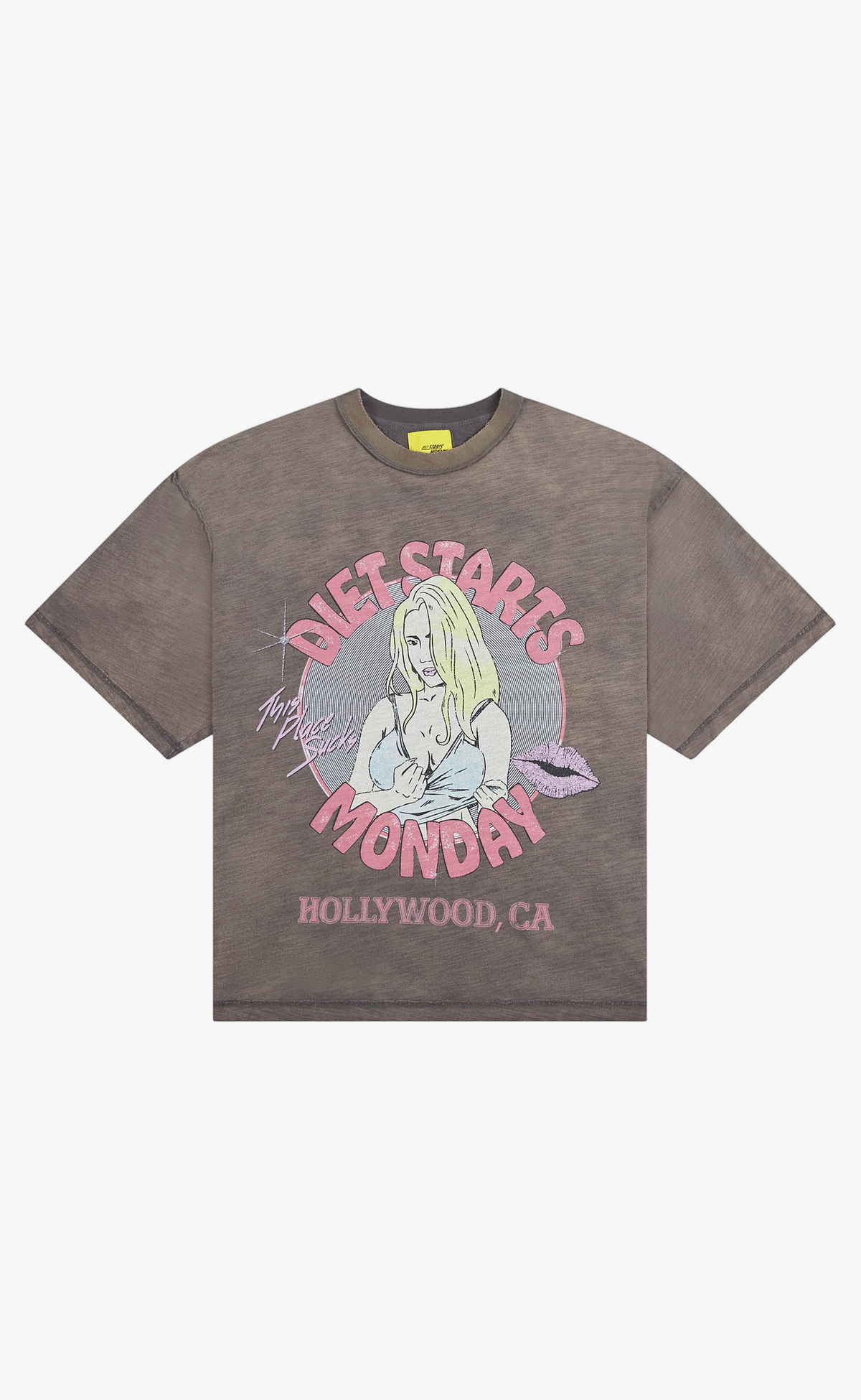 HOLLYWOOD VINTAGE BLACK T-SHIRT