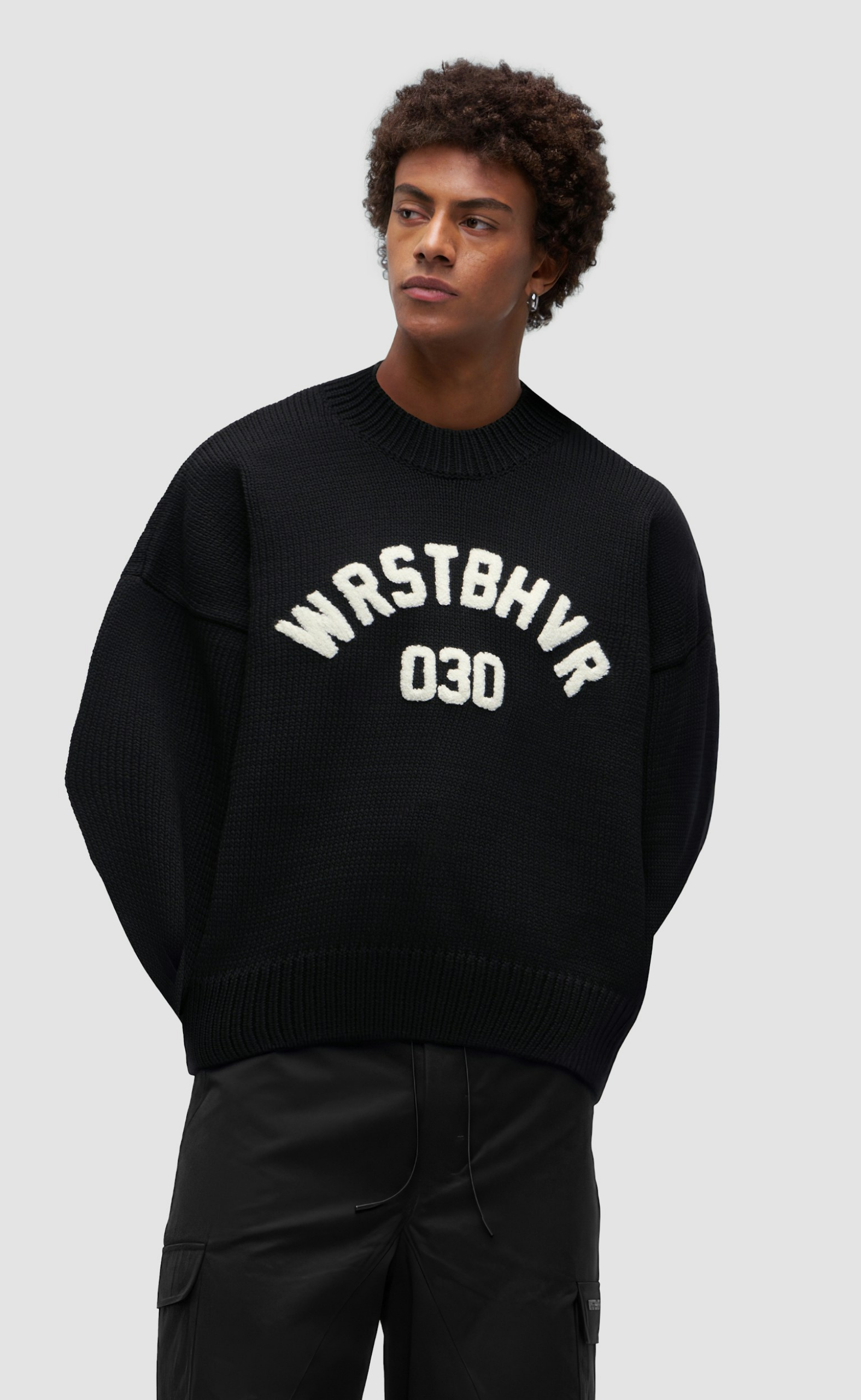 LUNA V2 BLACK OYSTER SWEATER