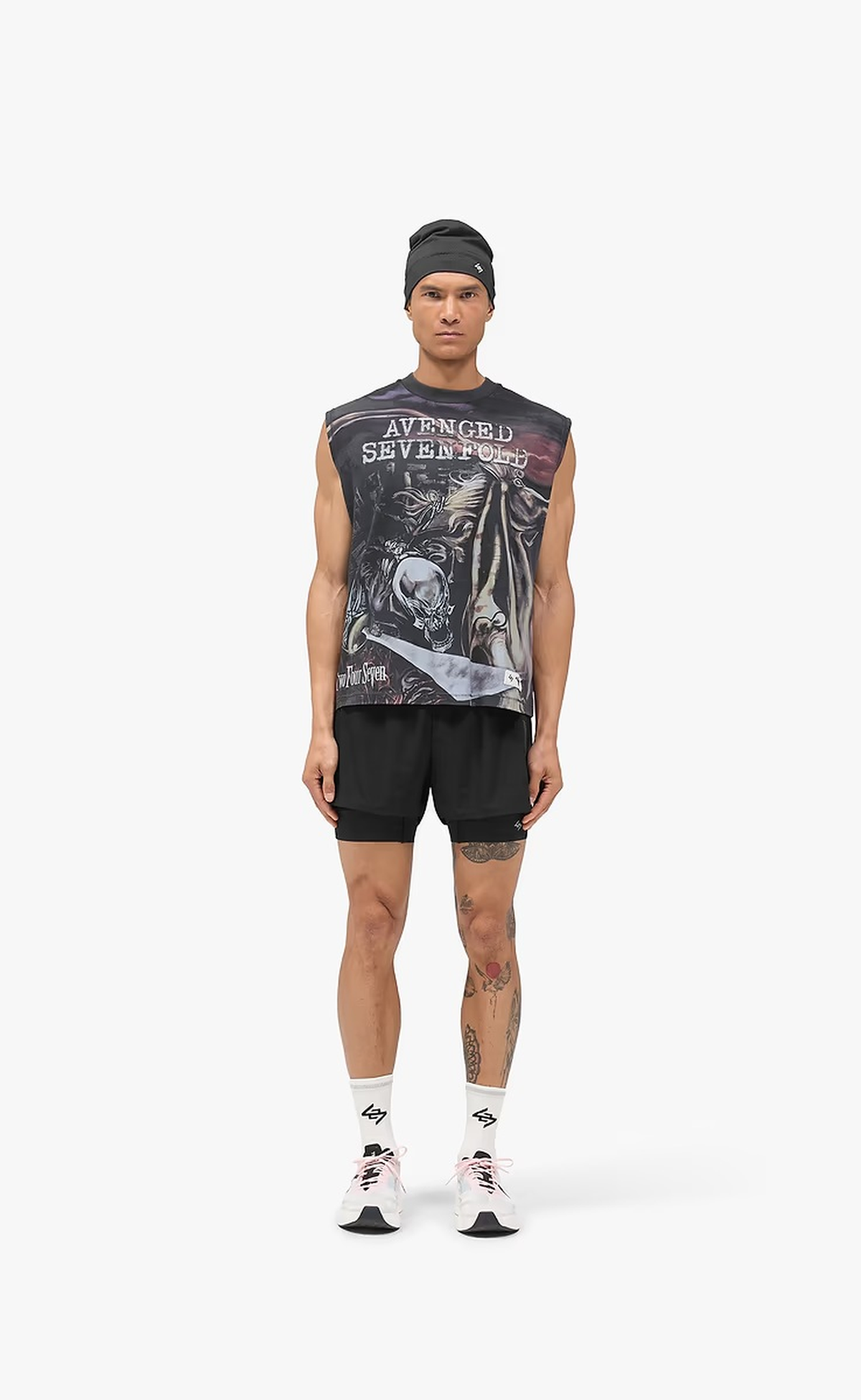 247 AVENGED SEVENFOLD CITY OF EVIL AGED BLACK TANK TOP