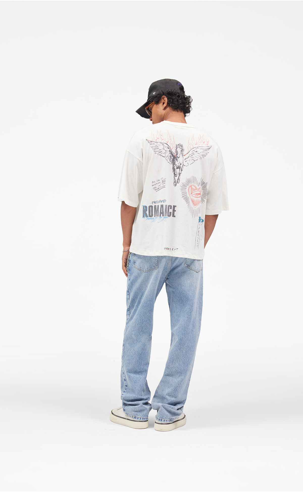 HEAVIER THAN THE HEAVENS ANTIQUE WHITE T-SHIRT