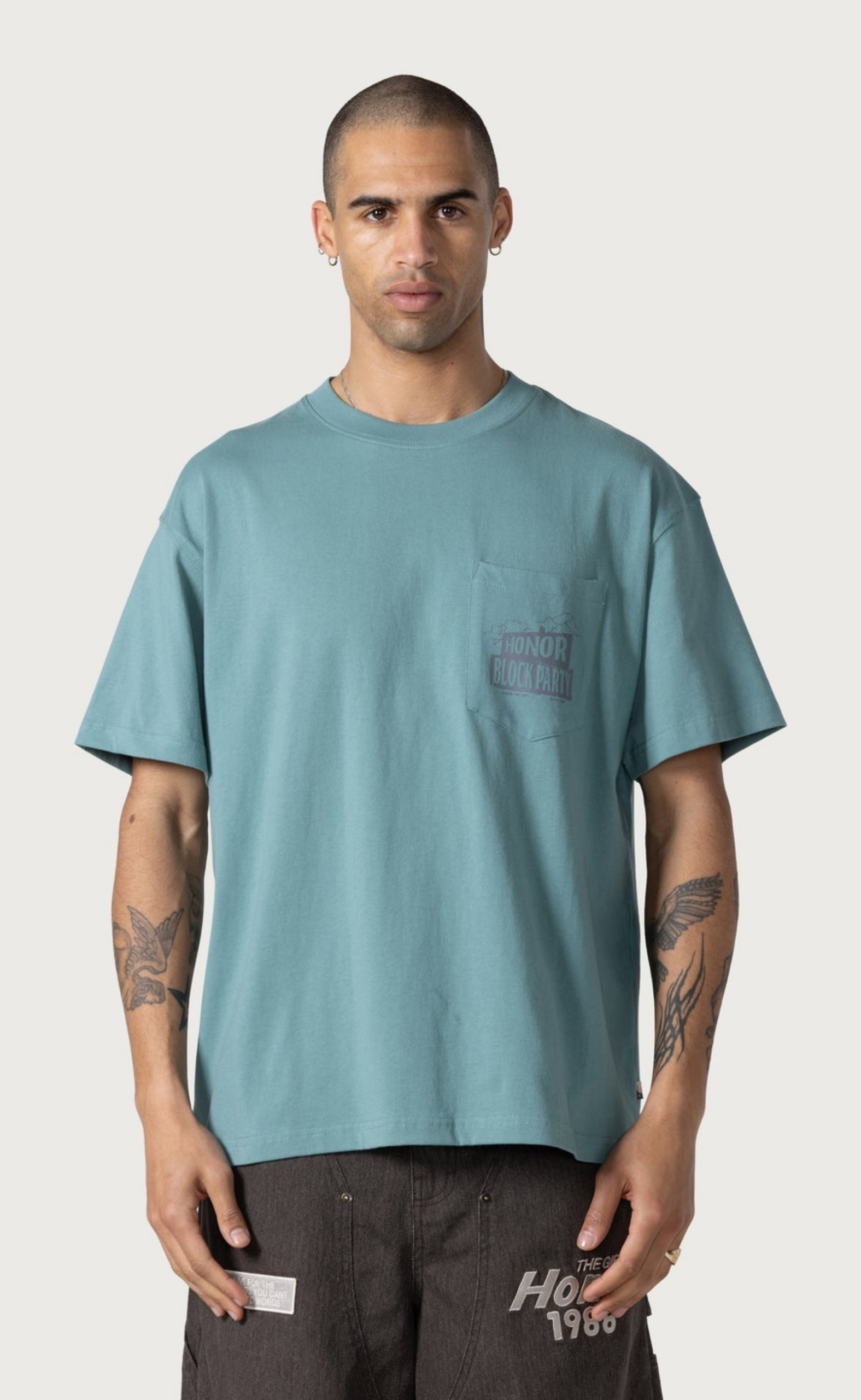 88 BLOCK GREEN T-SHIRT