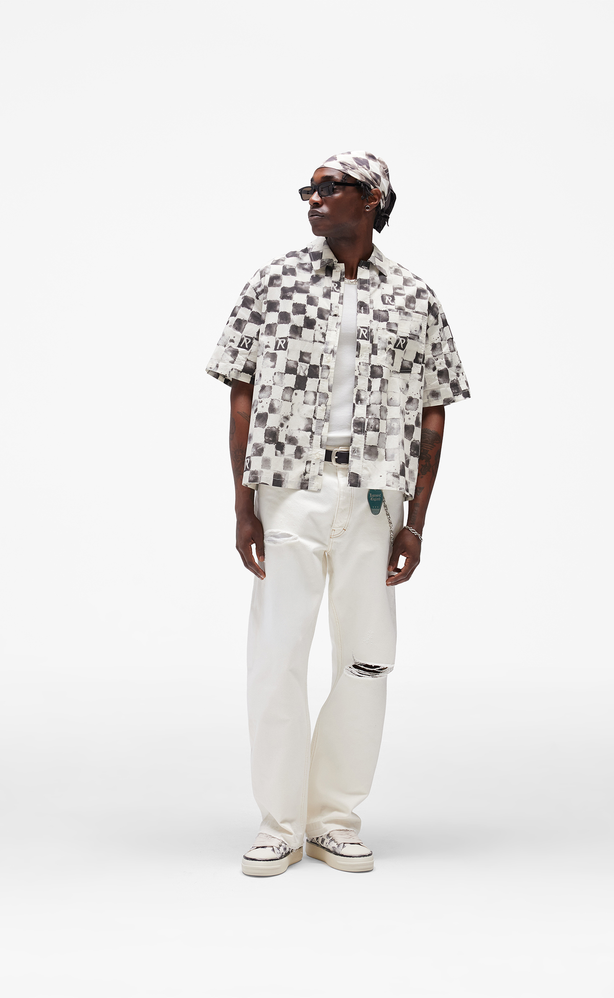 POOL SIDE FLAT WHITE SHIRT