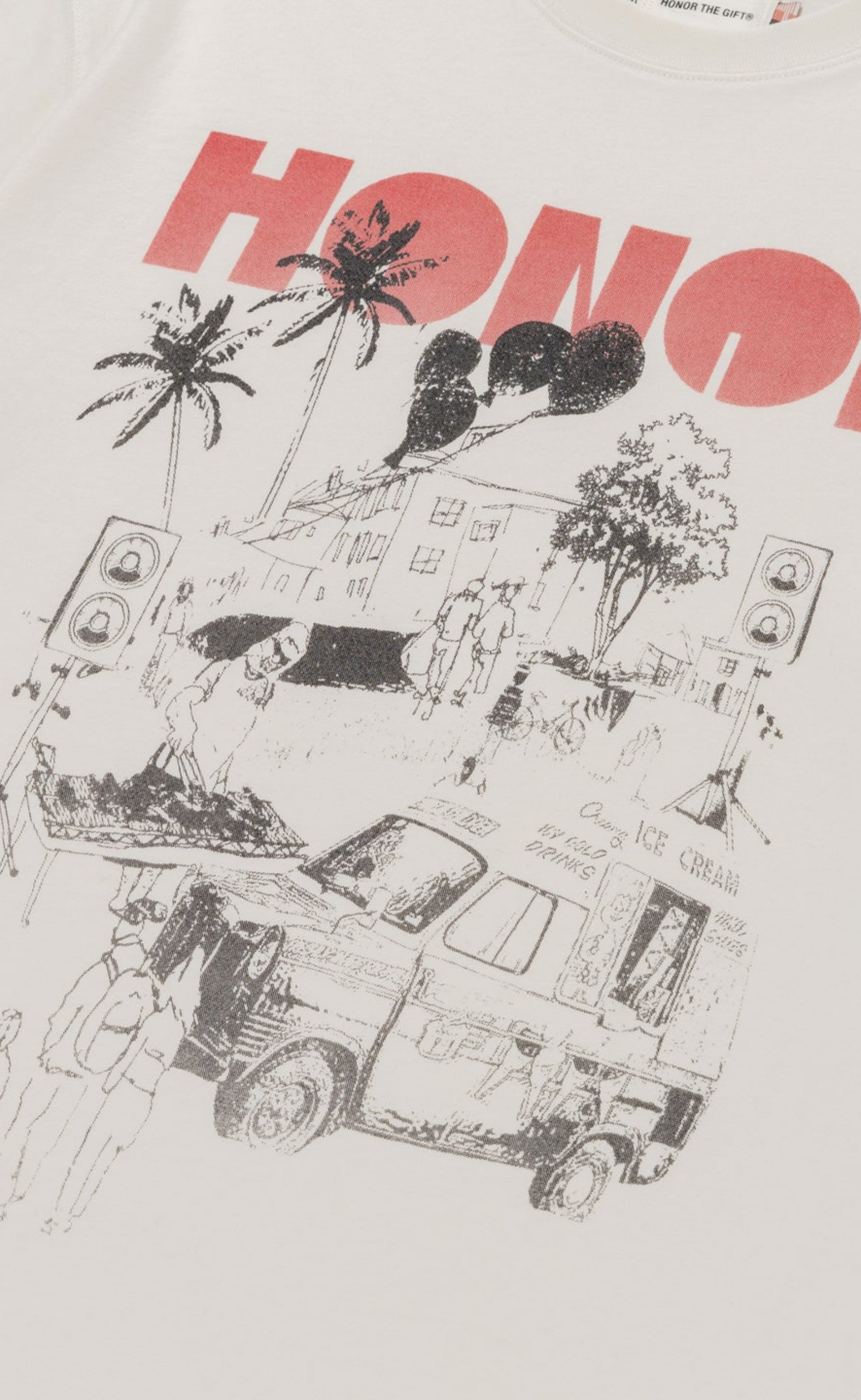 BLOCK PARTY BONE T-SHIRT