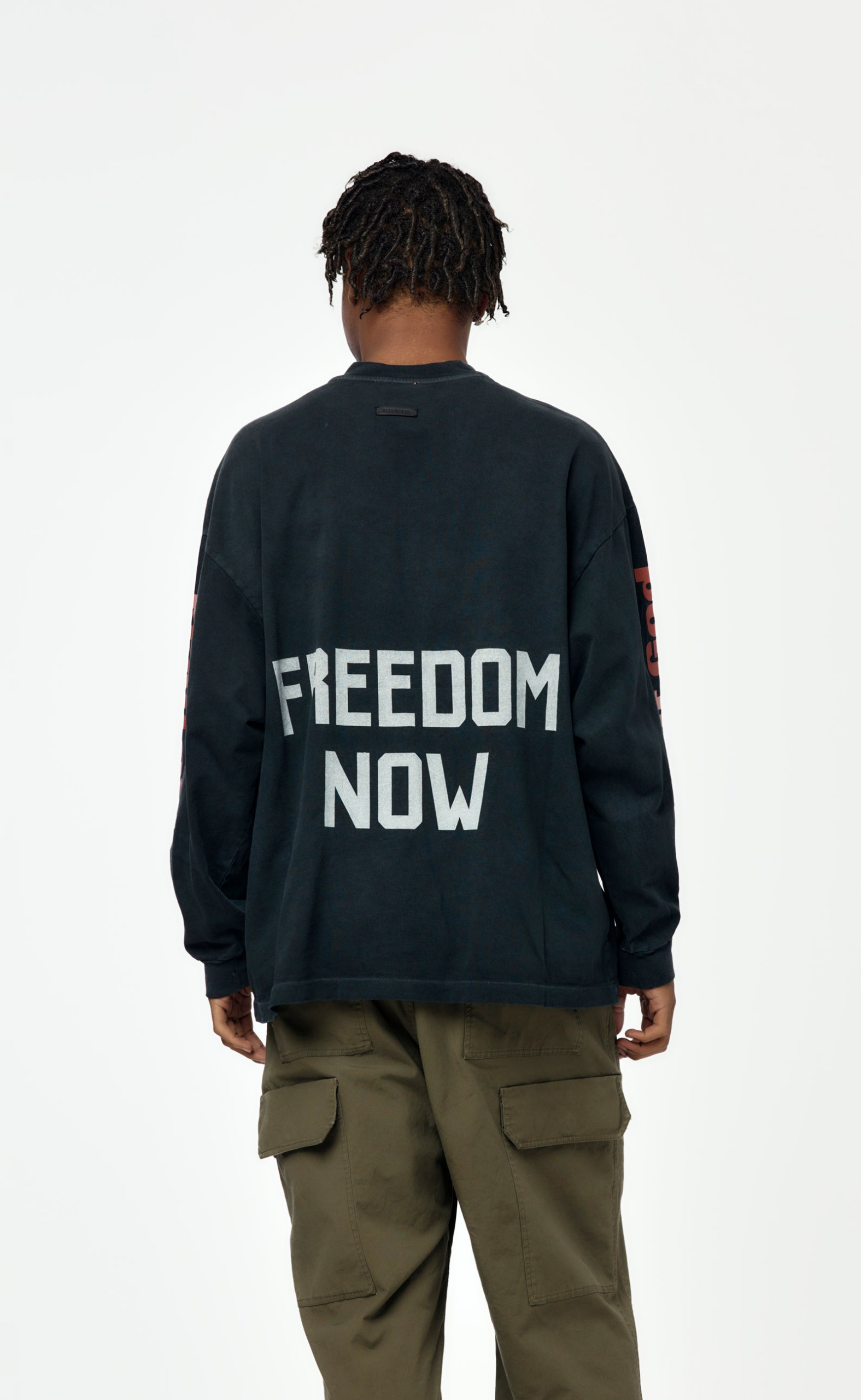 REAXED FREEDOM BLACK LONGSLEEVE