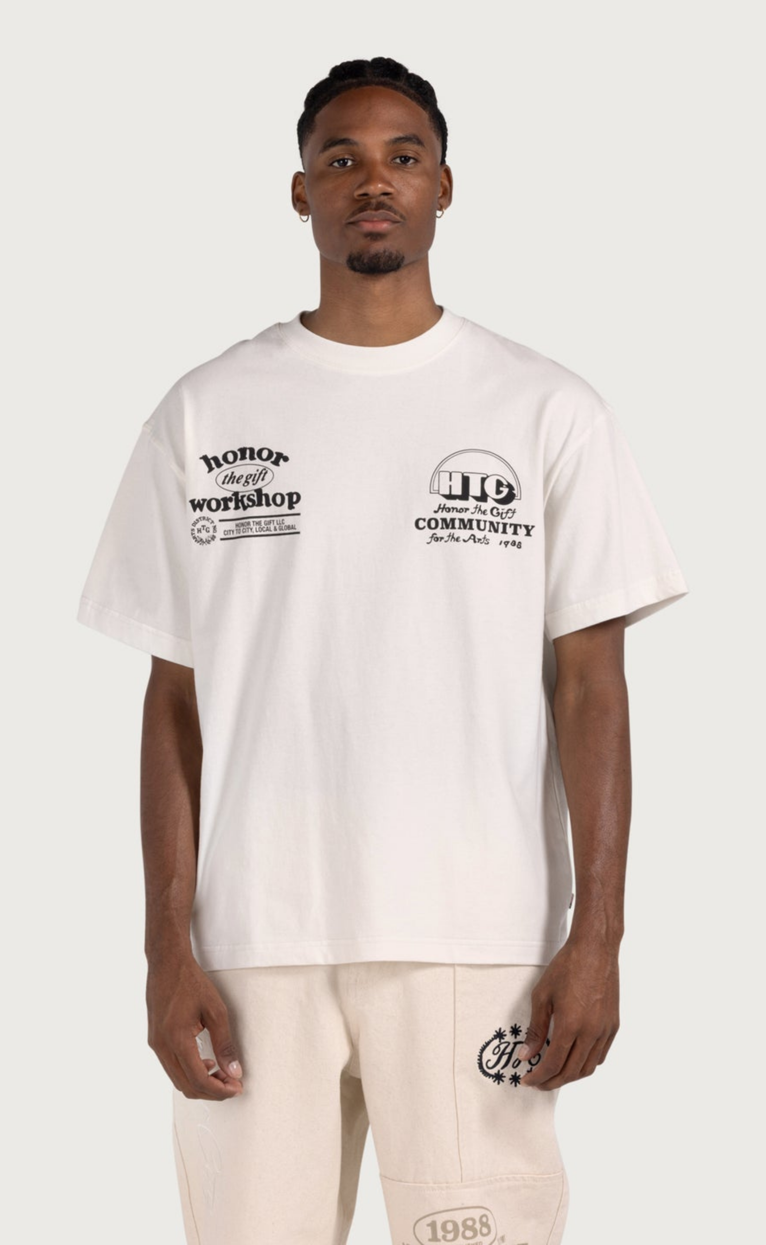 HONOR WORKSHOP BONE T-SHIRT