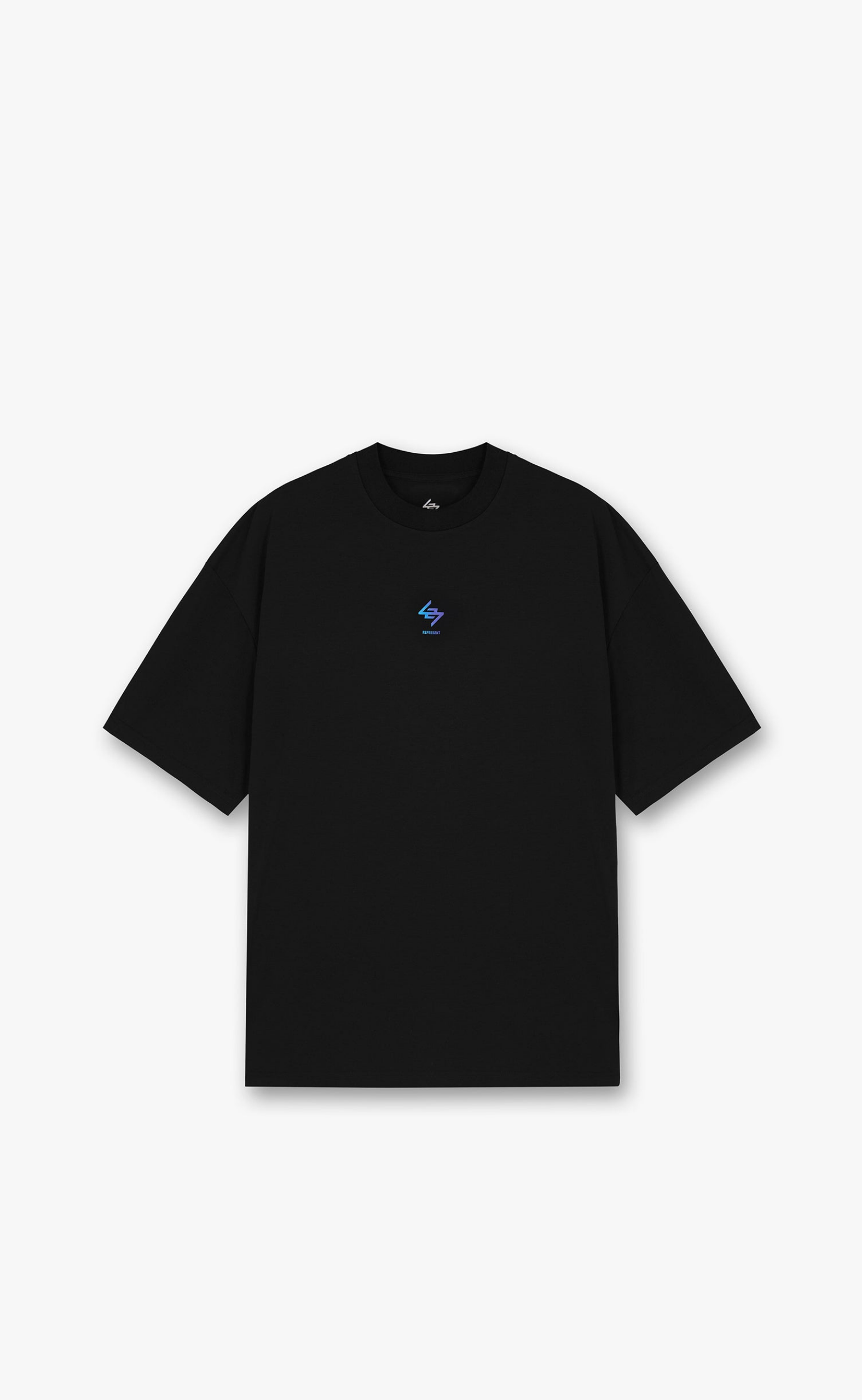 247 OVERSIZED BLACK PURPLE T-SHIRT
