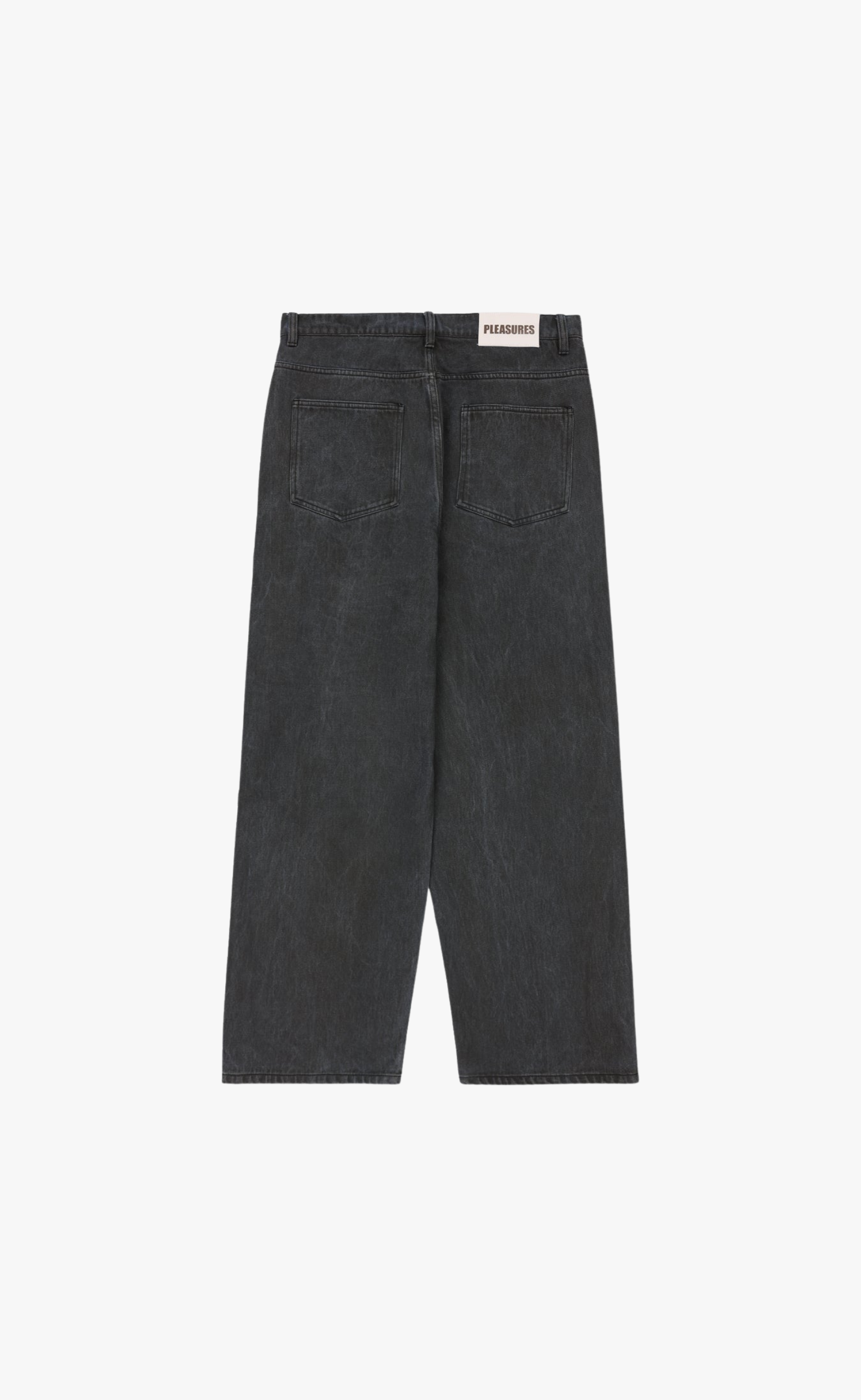 SPRAY FORMULA BAGGY BLACK JEANS