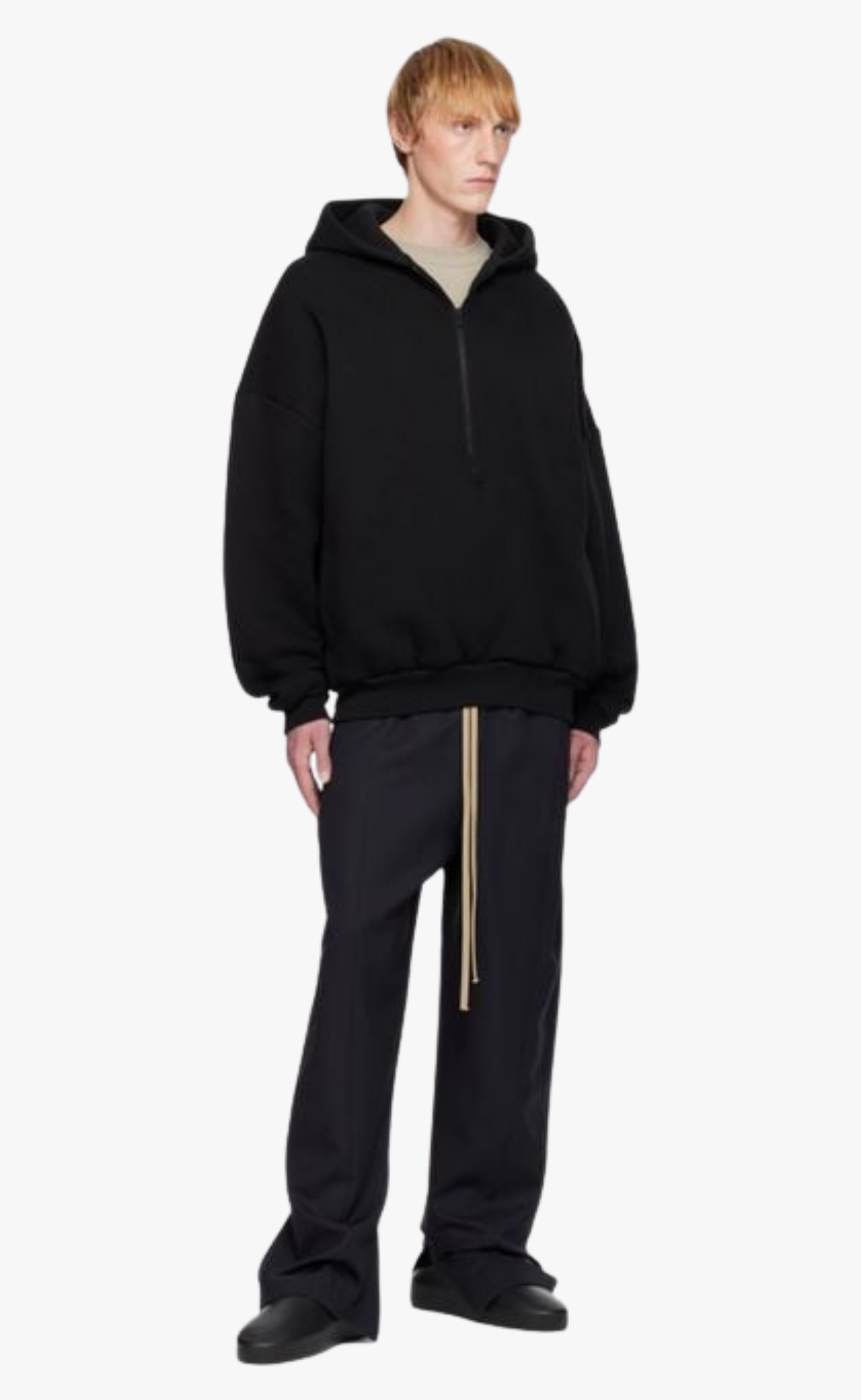 RELAXED BLACK SWEATPANT