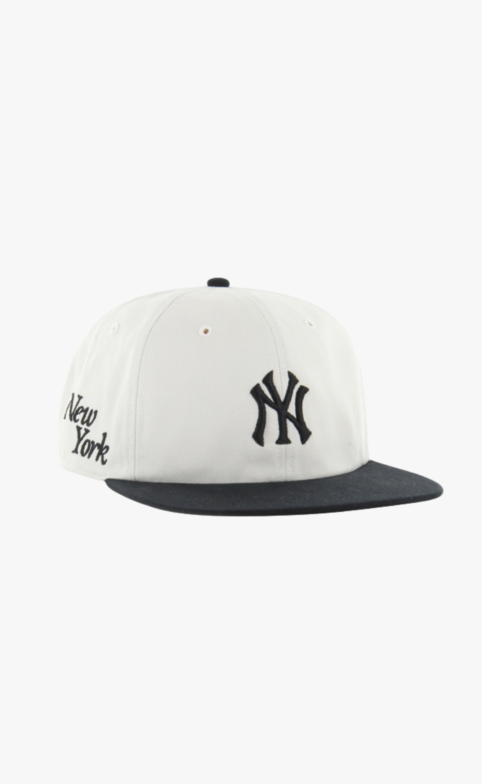 47 CAPTAIN RL MLB NEW YORK YANKEES FOUNDATION WHITE BLACK HAT
