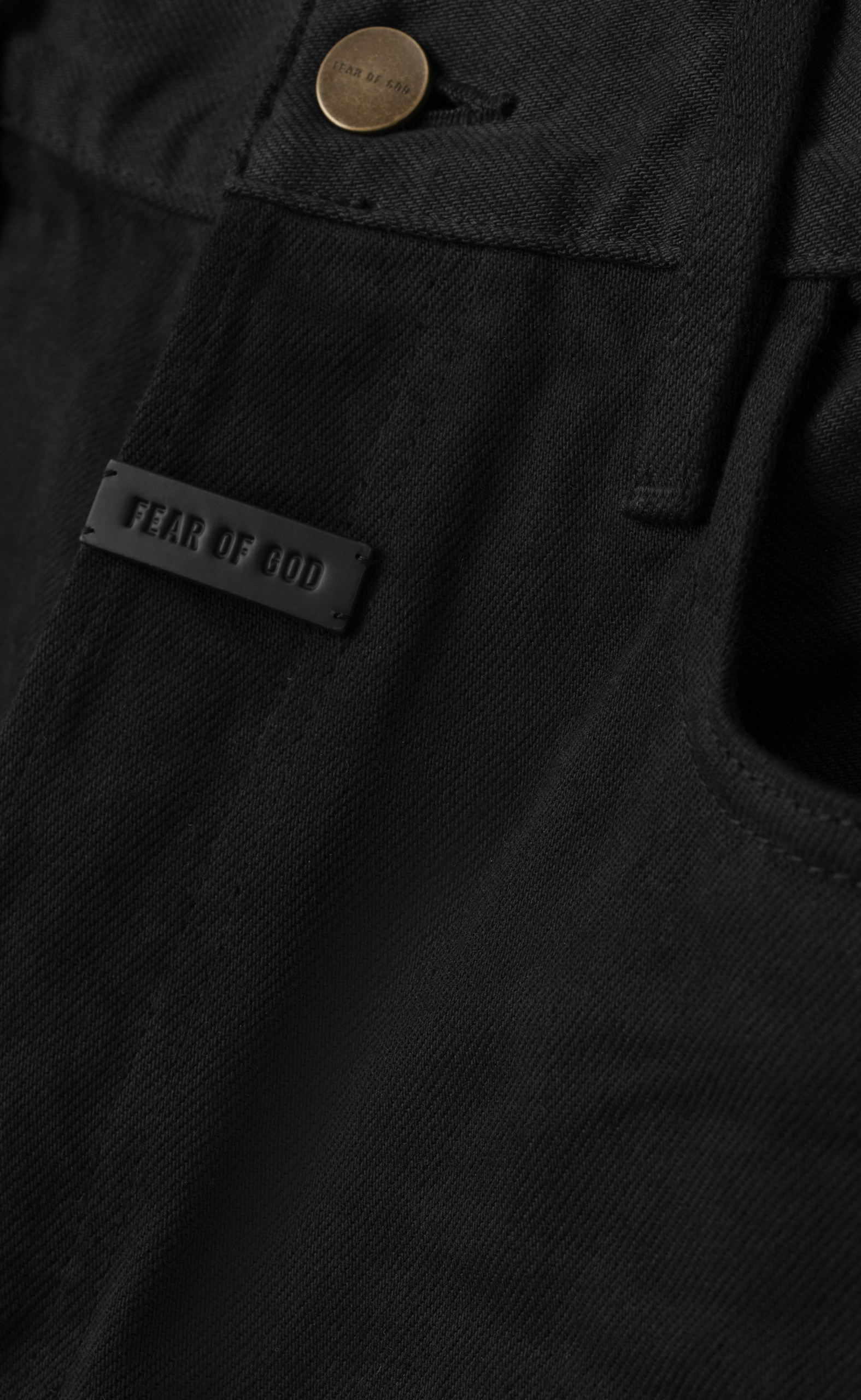 CLASSIC 5 POCKET RINSED BLACK JEANS