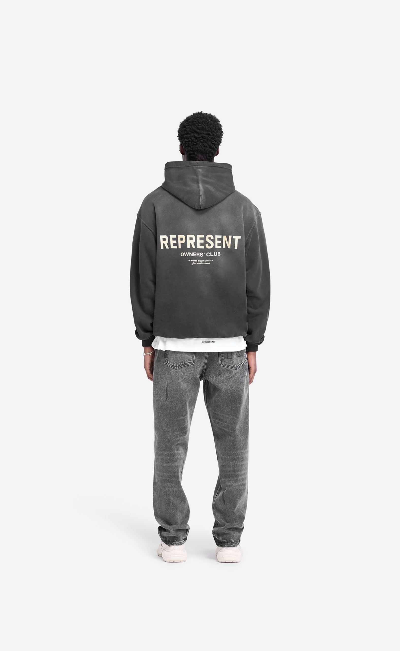 REPRESENT OWNERS CLUB AGED BLACK HOODIE