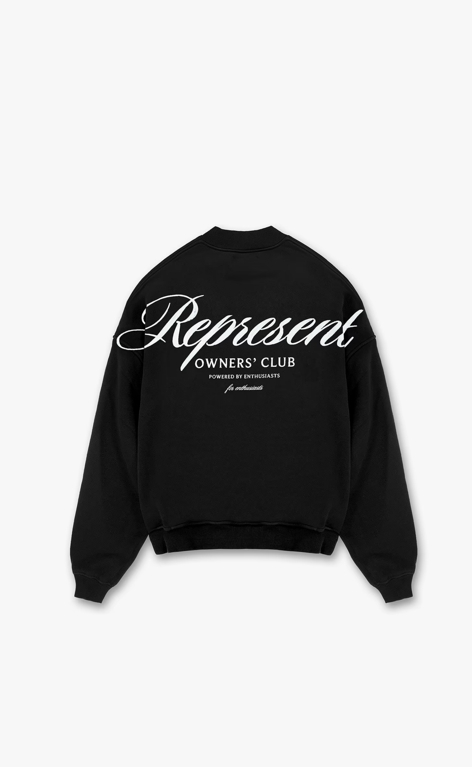 REPRESENT OWNERS CLUB SCRIPT BLACK CREWNECK