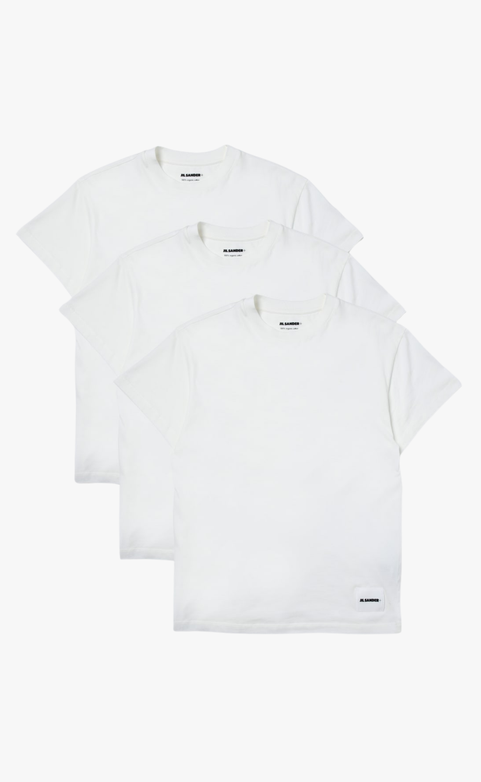3-PACK SHORT-SLEEVED SET WHITE T-SHIRT