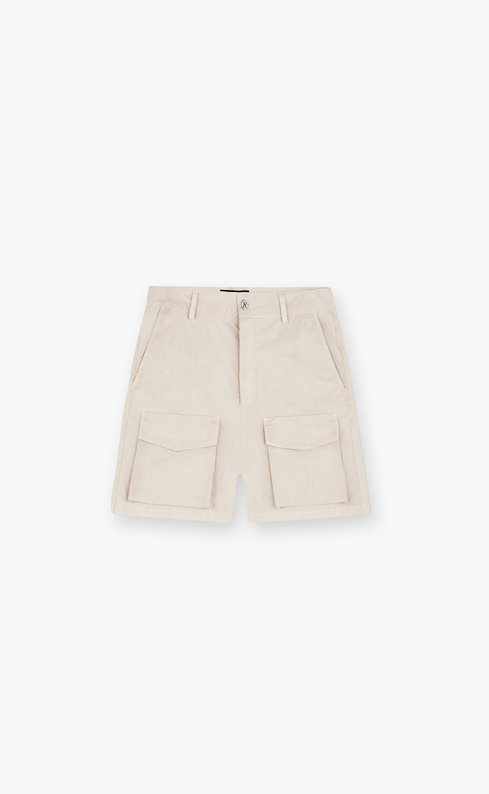FRONT POCKET CARGO CHAMOAGNE SHORTS